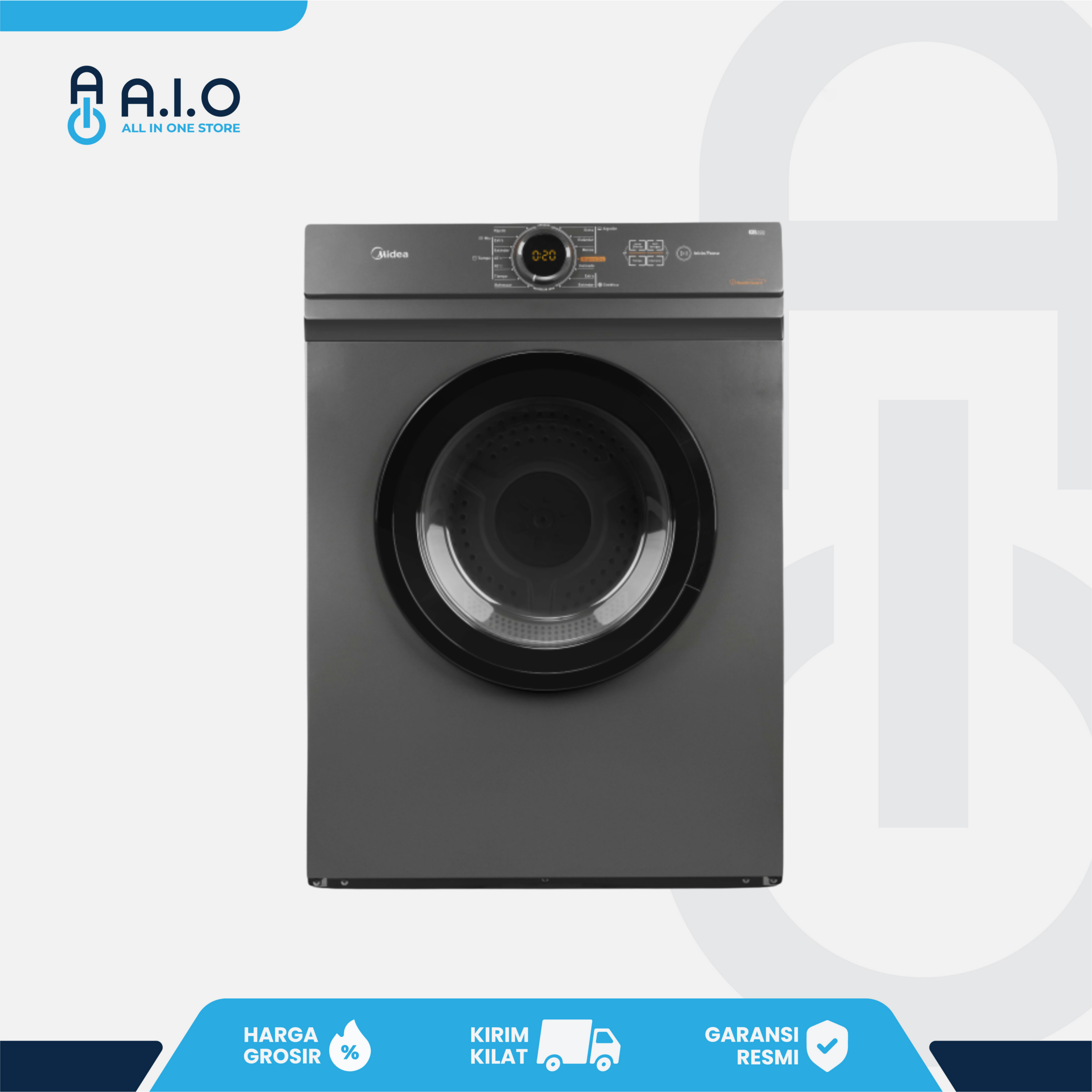 MIDEA - MESIN CUCI DRYER 7 KG - MD100A70