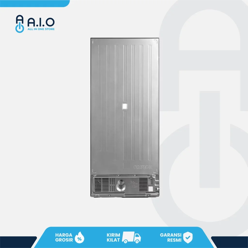 MIDEA - KULKAS SIDE BY SIDE 407 L - MDRF550FGF28ID