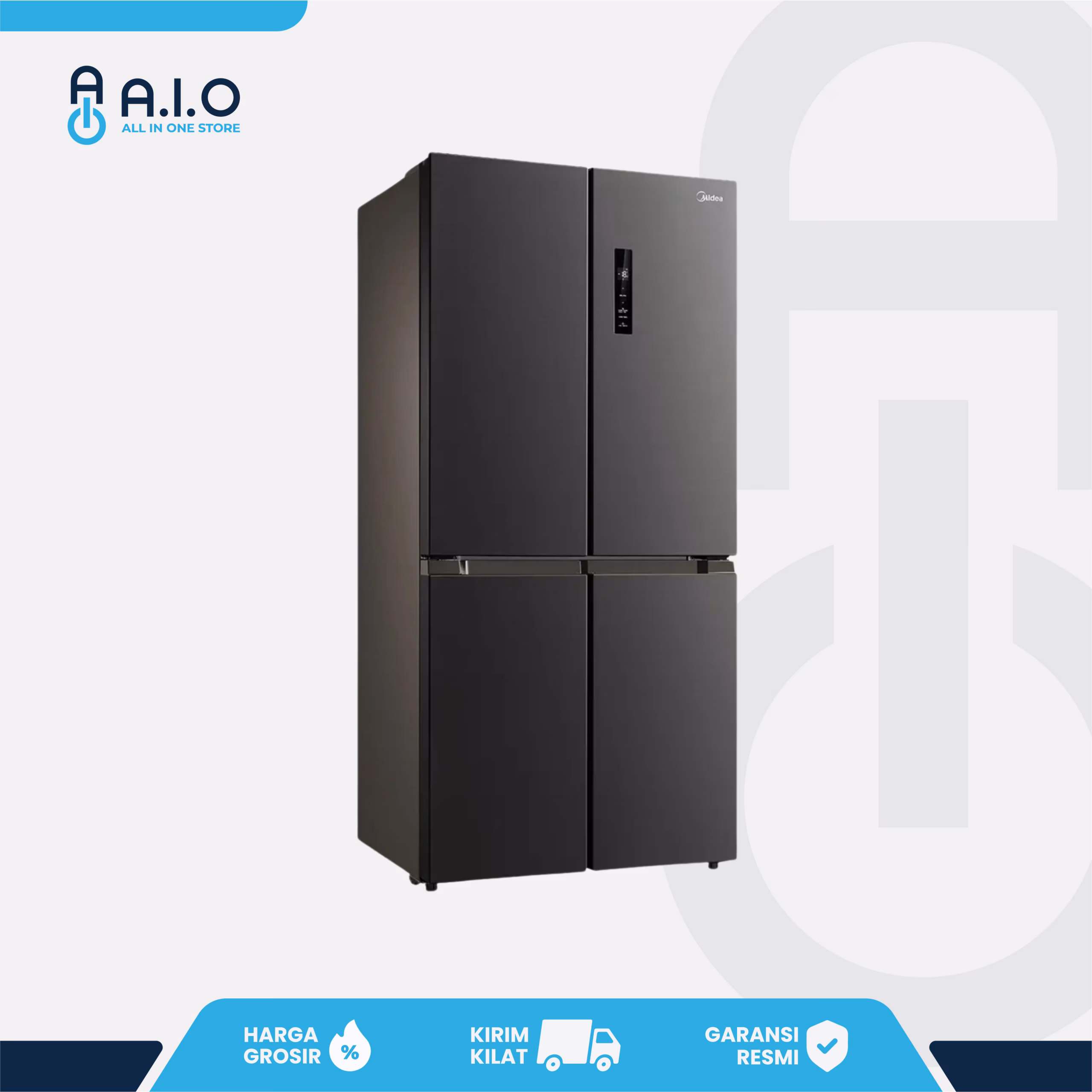 MIDEA - KULKAS SIDE BY SIDE 470 L - MDRF632FIF28ID 4 MIDEA - KULKAS SIDE BY SIDE 470 L - MDRF632FIF28ID - Gambar 4