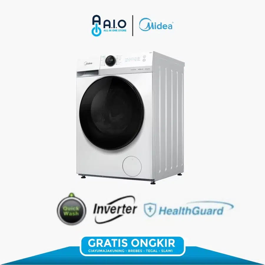 MIDEA - MESIN CUCI FRONT LOADING 7,5KG - MF100W75 Cara Menghilangkan Noda Saus di Baju Putih