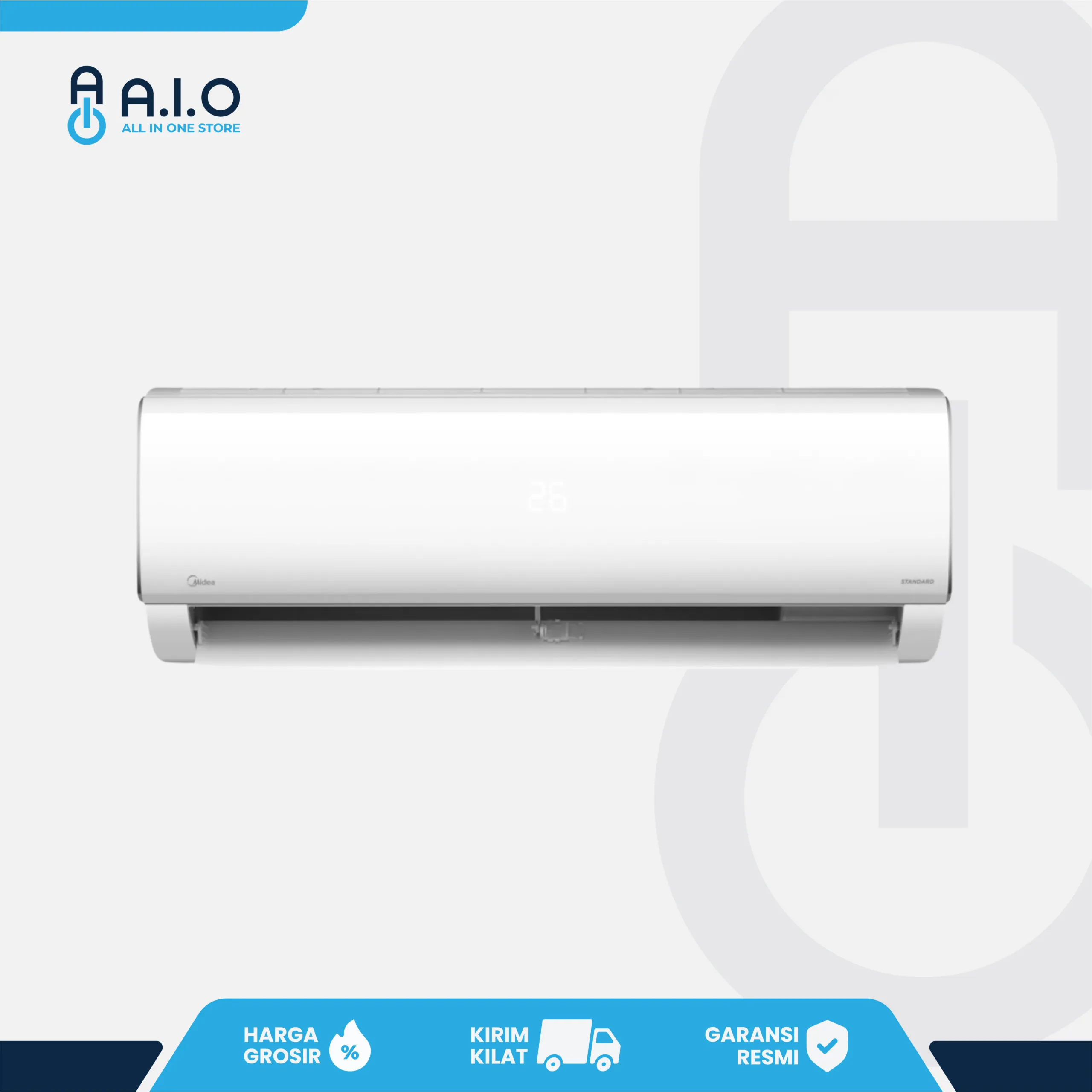 MIDEA - AC SPLIT INVERTER 2 PK - MSIAF 18CRDN2