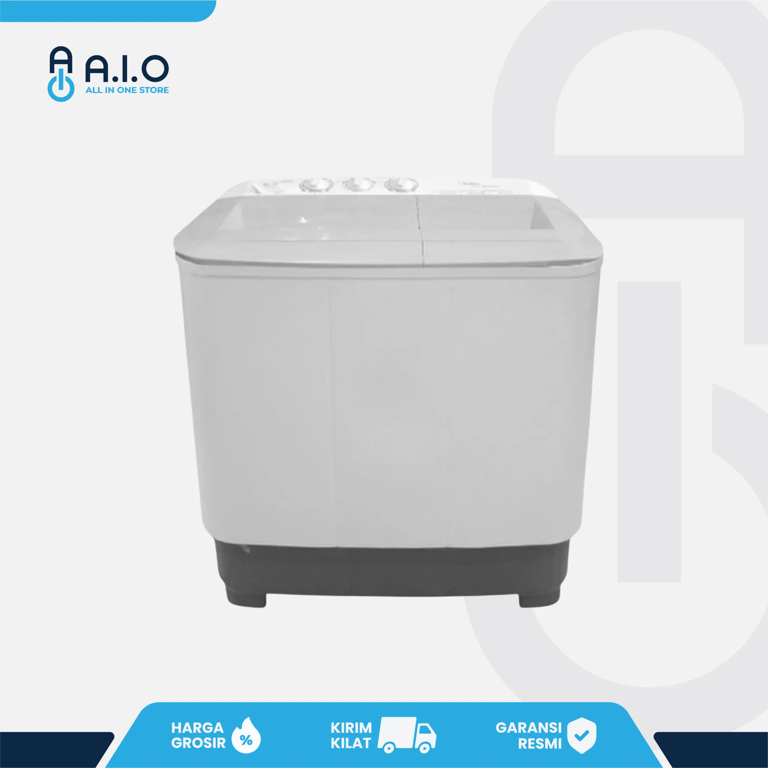 MIDEA - MESIN CUCI 2 TABUNG 7 KG - MTD89NTG