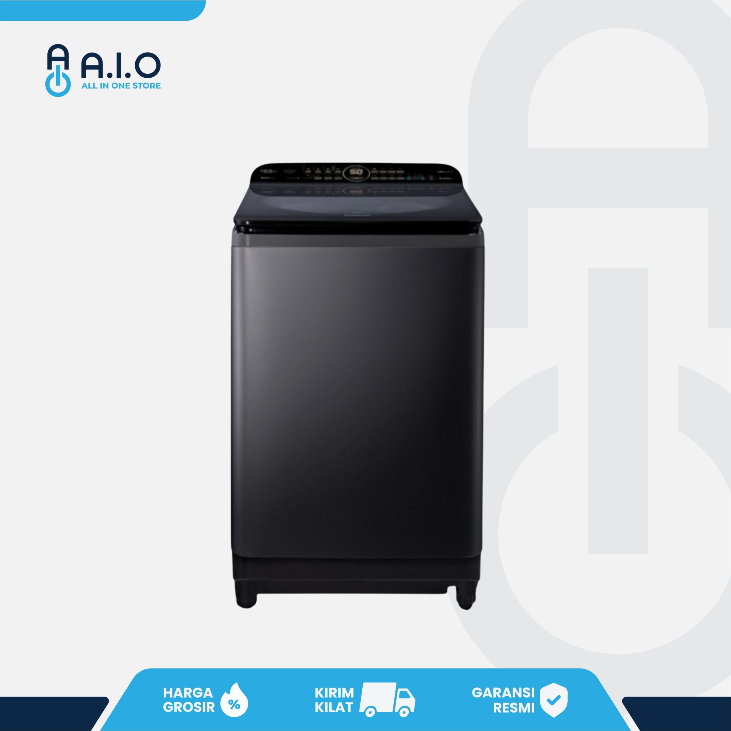 PANASONIC - MESIN CUCI TOP LOADING 9.5 KG - NA FD95X1BSG