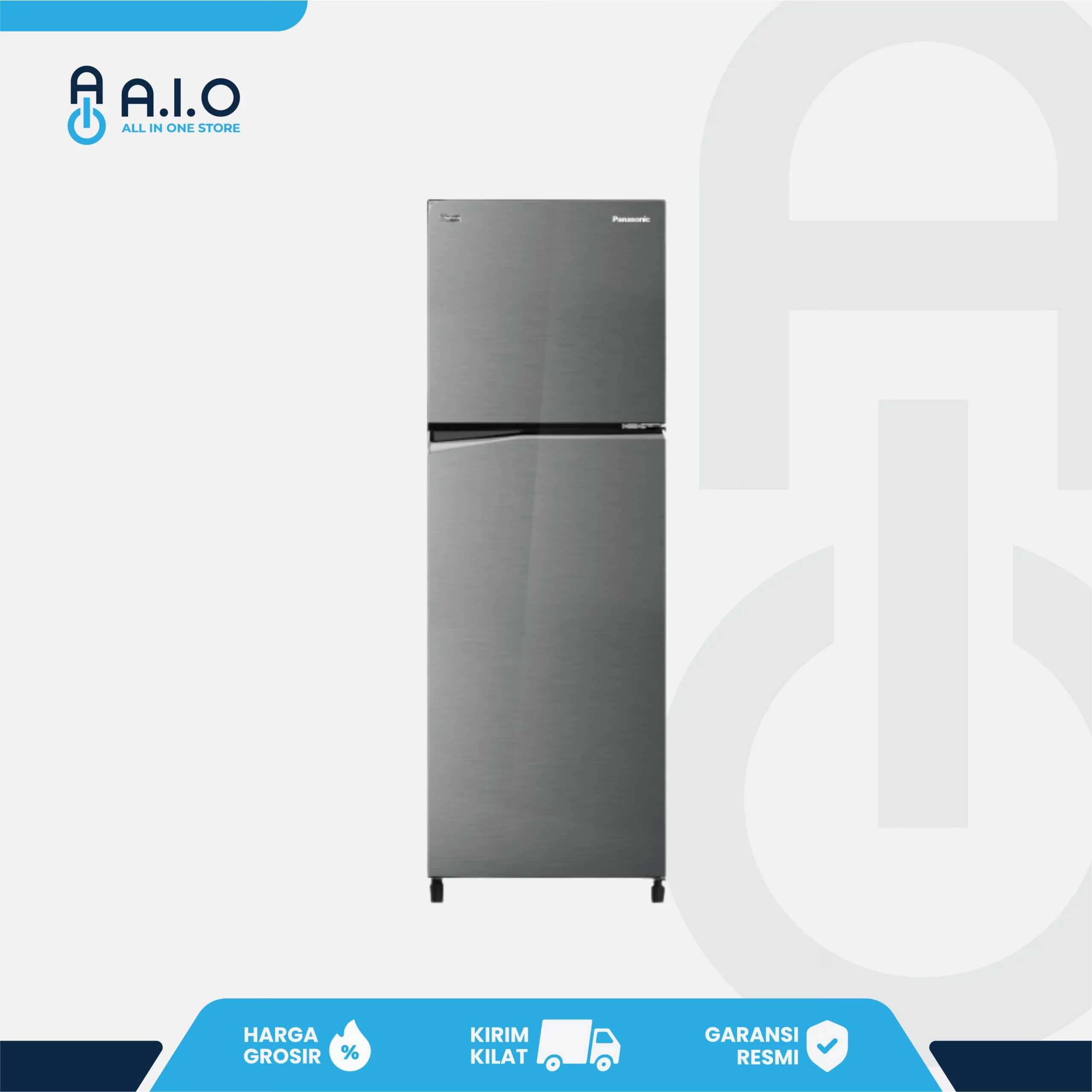 PANASONIC - KULKAS 2 PINTU 182 L - NR BB220VH - Gambar 1