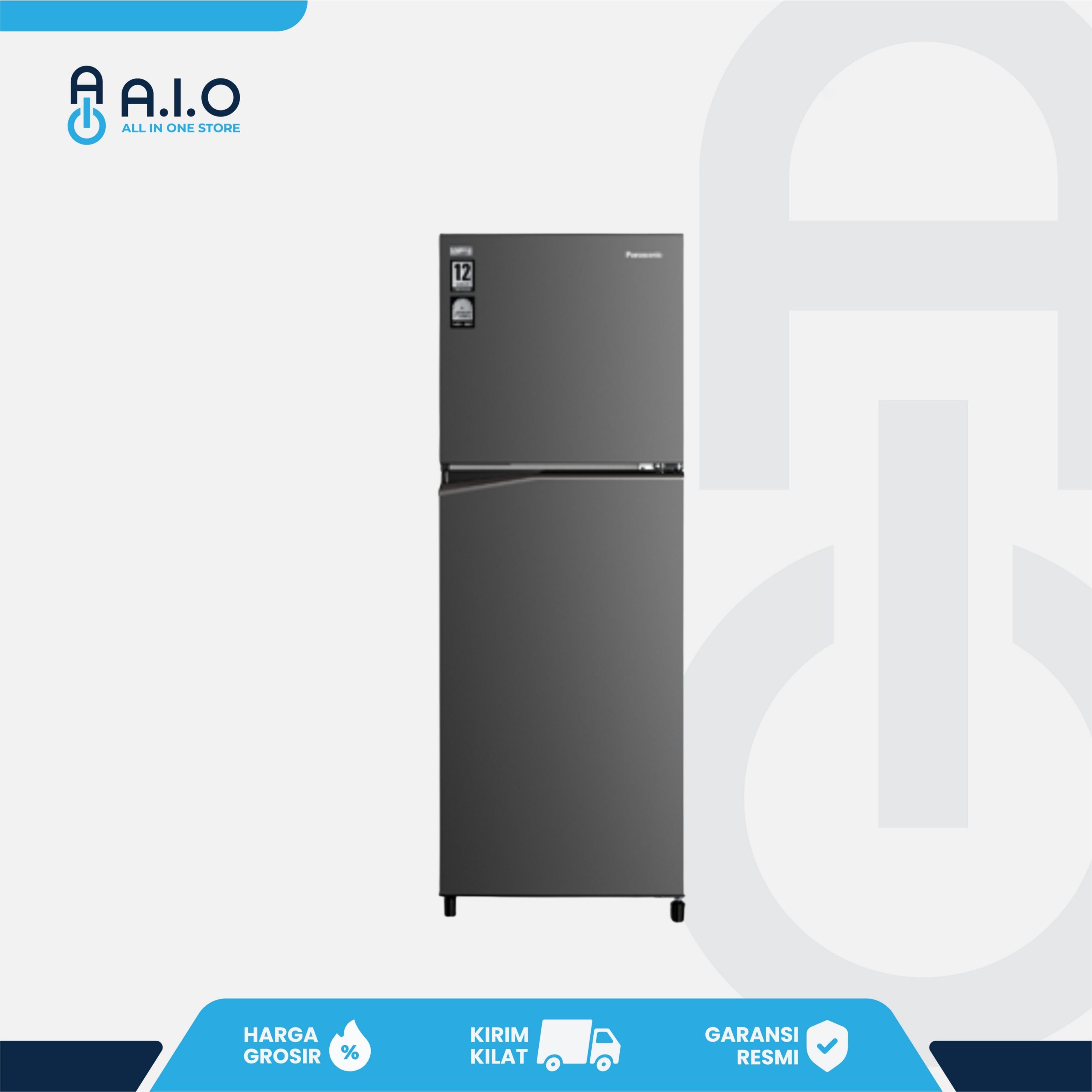 PANASONIC - KULKAS 2 PINTU 246 L - NR BB251Q PK