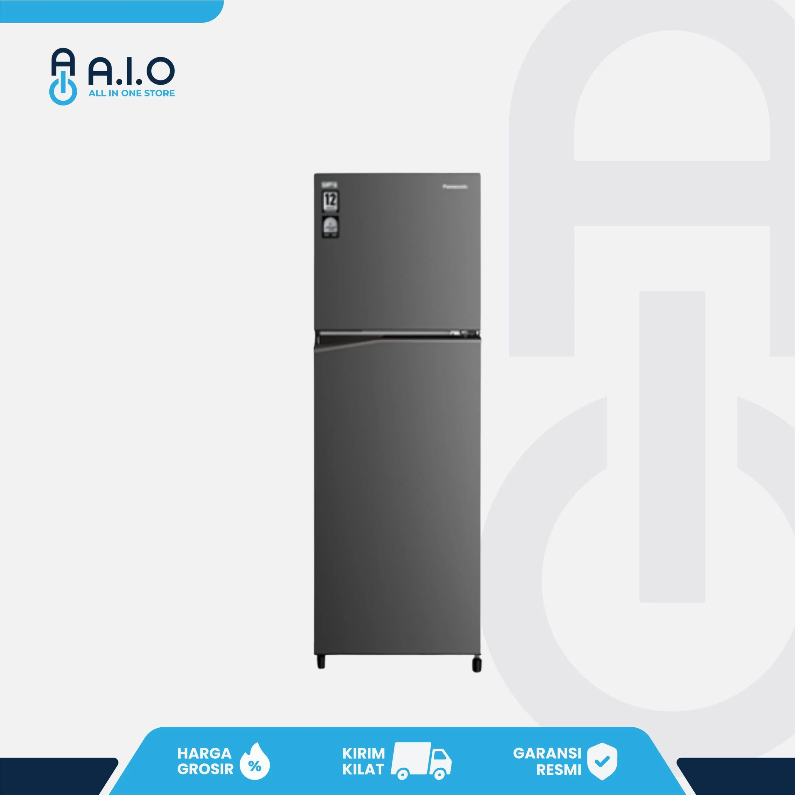 PANASONIC - KULKAS 2 PINTU 246 L - NR BB271Q P