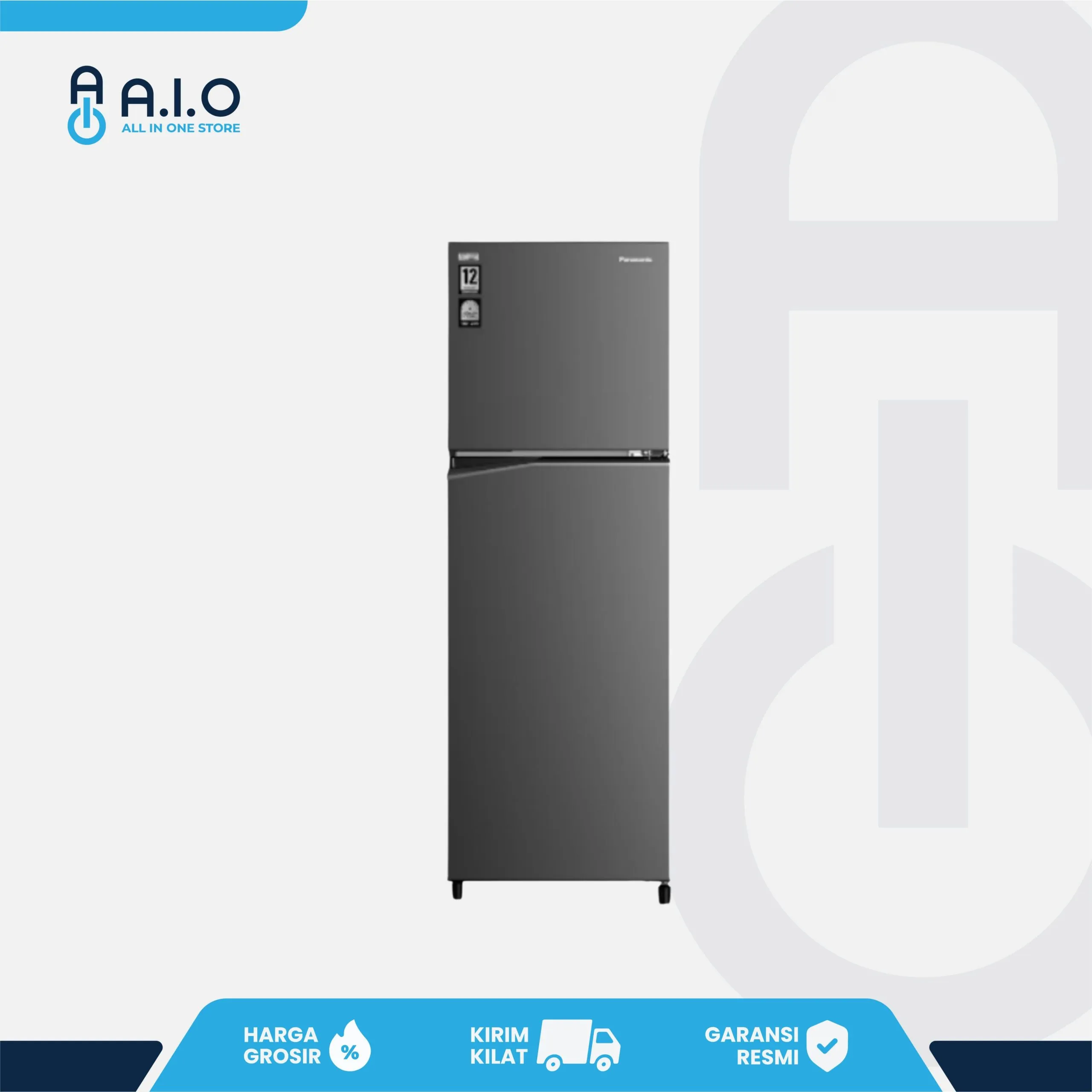 PANASONIC - KULKAS 2 PINTU 246 L - NR BB271Q PK
