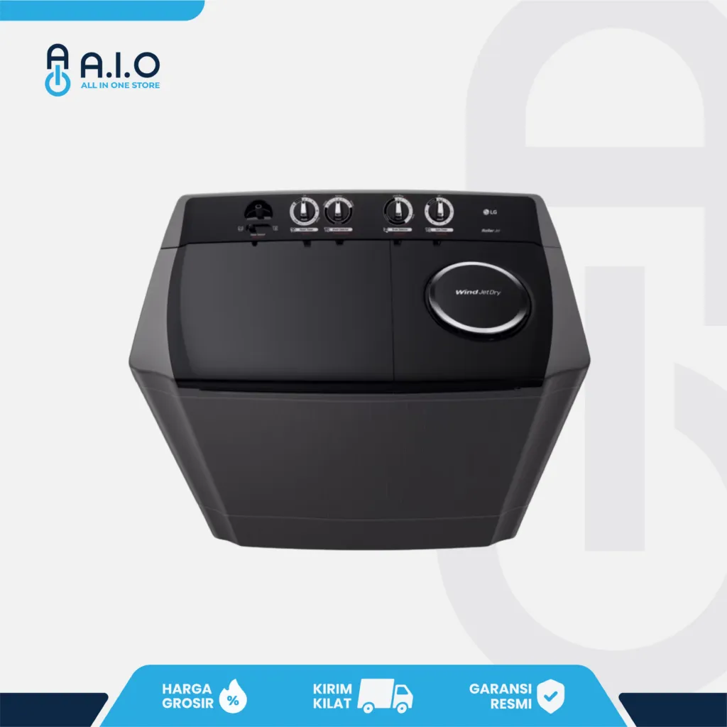 LG - MESIN CUCI 2 TABUNG 10 KG - P1000RTM