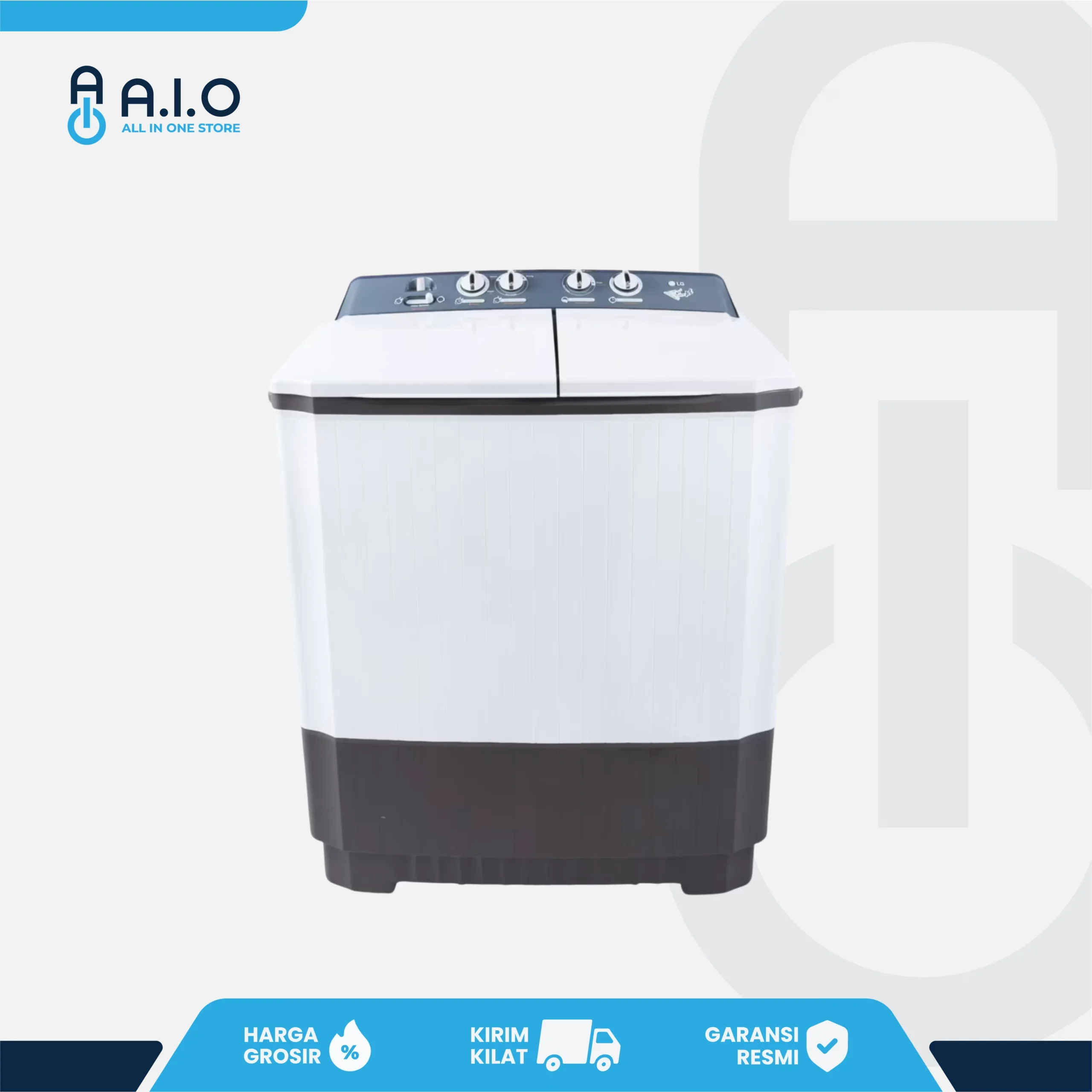 LG - MESIN CUCI 2 TABUNG 8.5 KG - P8500R 1 LG - MESIN CUCI 2 TABUNG 8.5 KG - P8500R