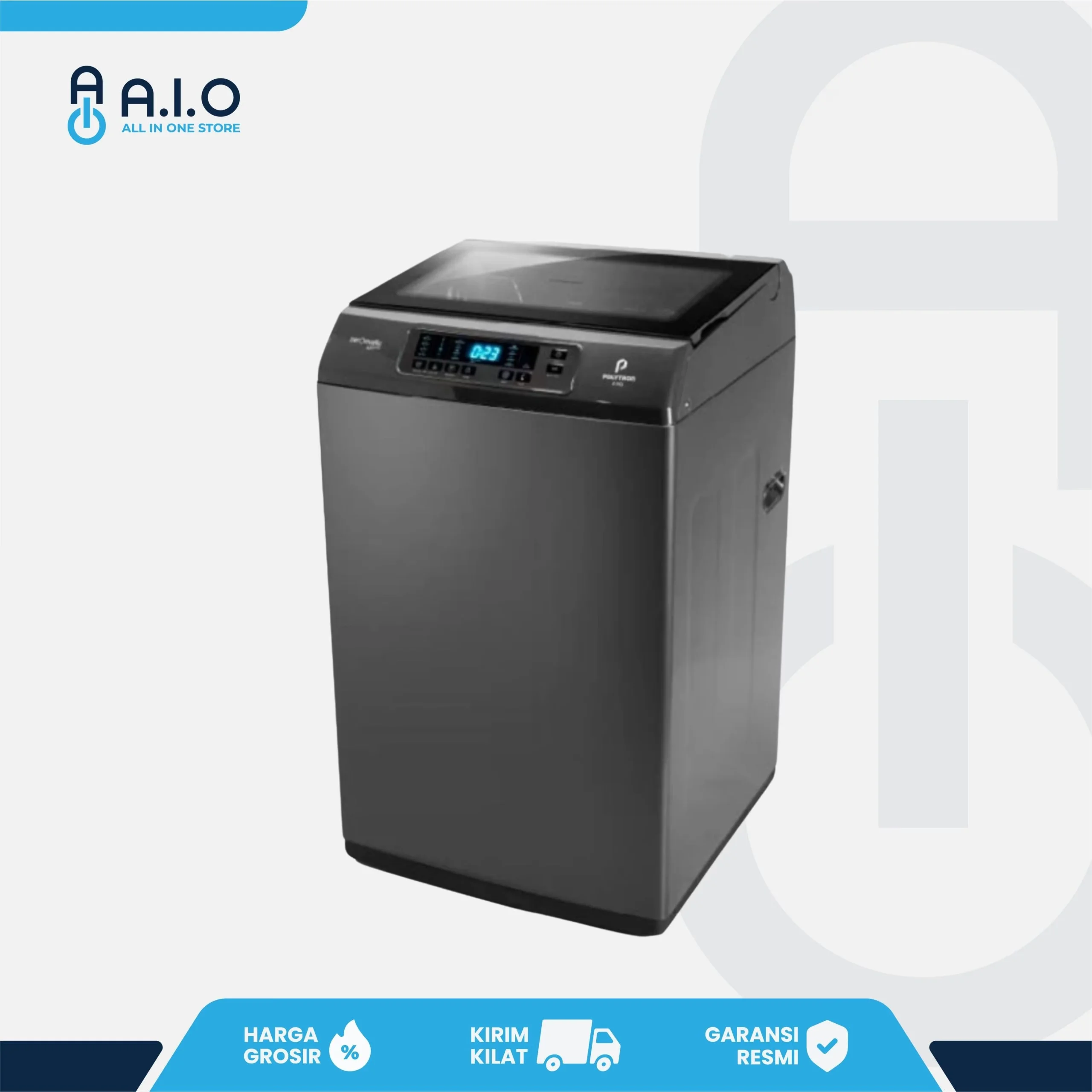 POLYTRON - MESIN CUCI TOP LOADING 10 KG - PAW 1028Y 2 POLYTRON - MESIN CUCI TOP LOADING 10 KG - PAW 1028Y - Image 2