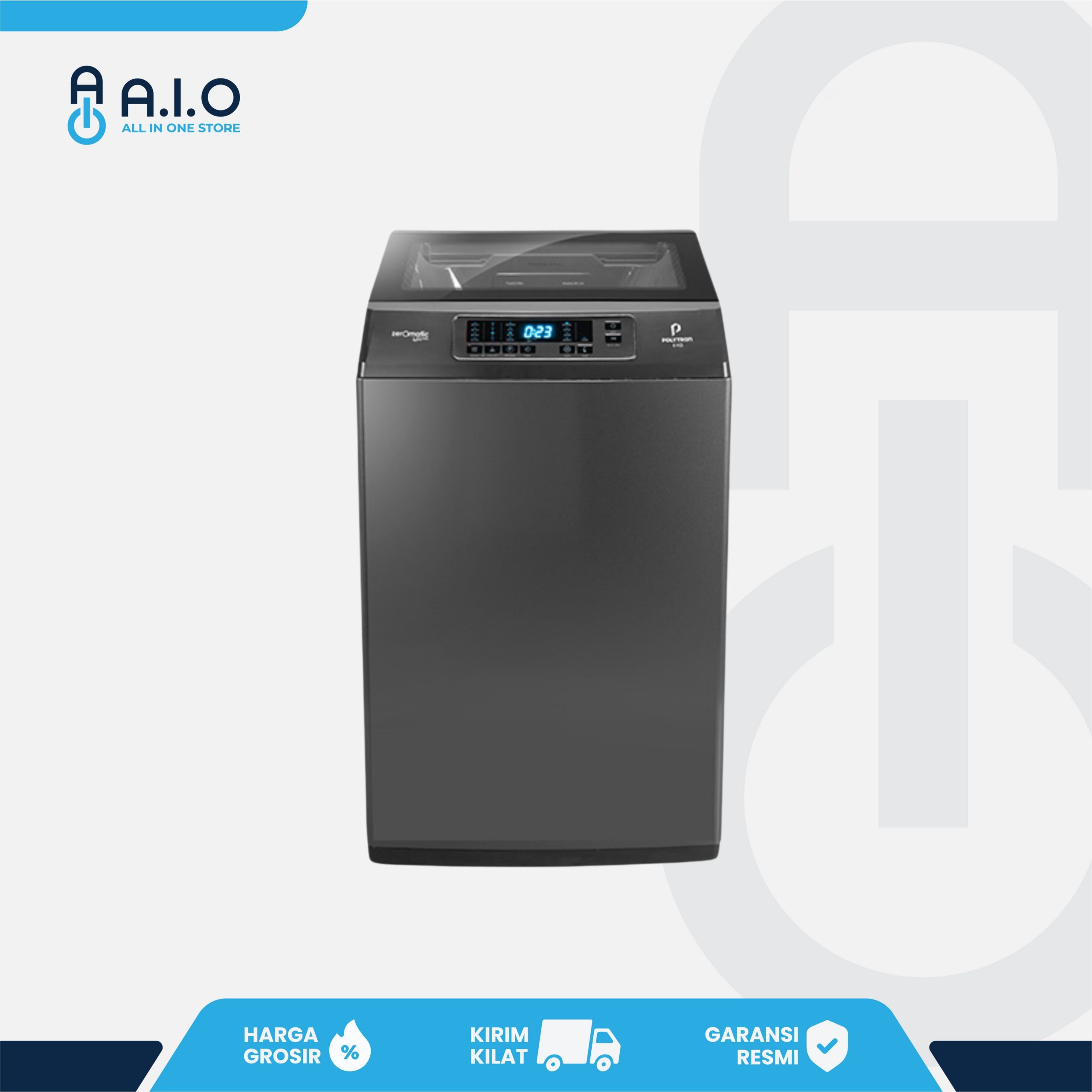 POLYTRON - MESIN CUCI TOP LOADING 7 KG - PAW 7028Y