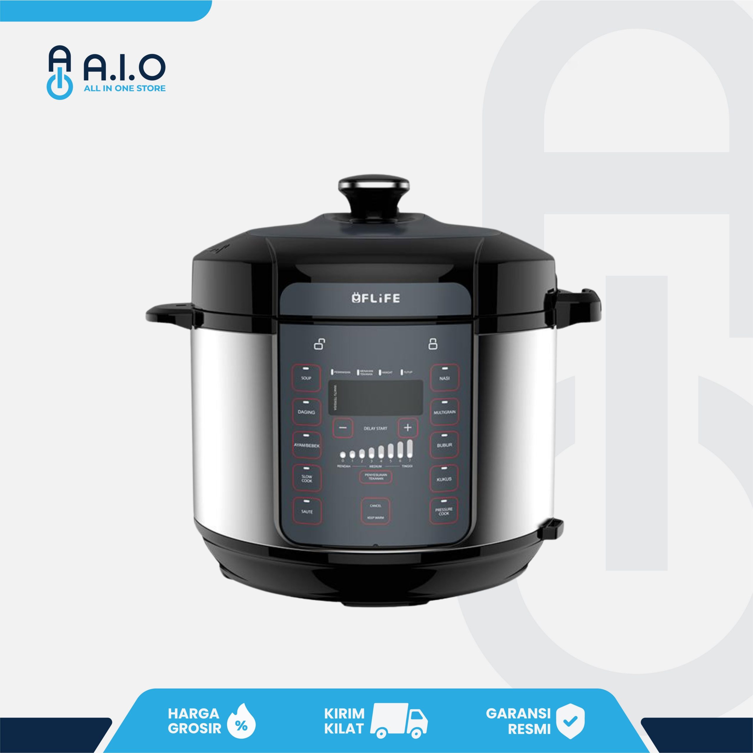 FLIFE - MULTIFUNCTION ELECTRIC PRESSURE COOKER - PC 05LB