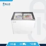 PCF 229 POLYTRON - CHEST FREEZER SLIDING GLASS 2 PINTU 200 L - PCF 229