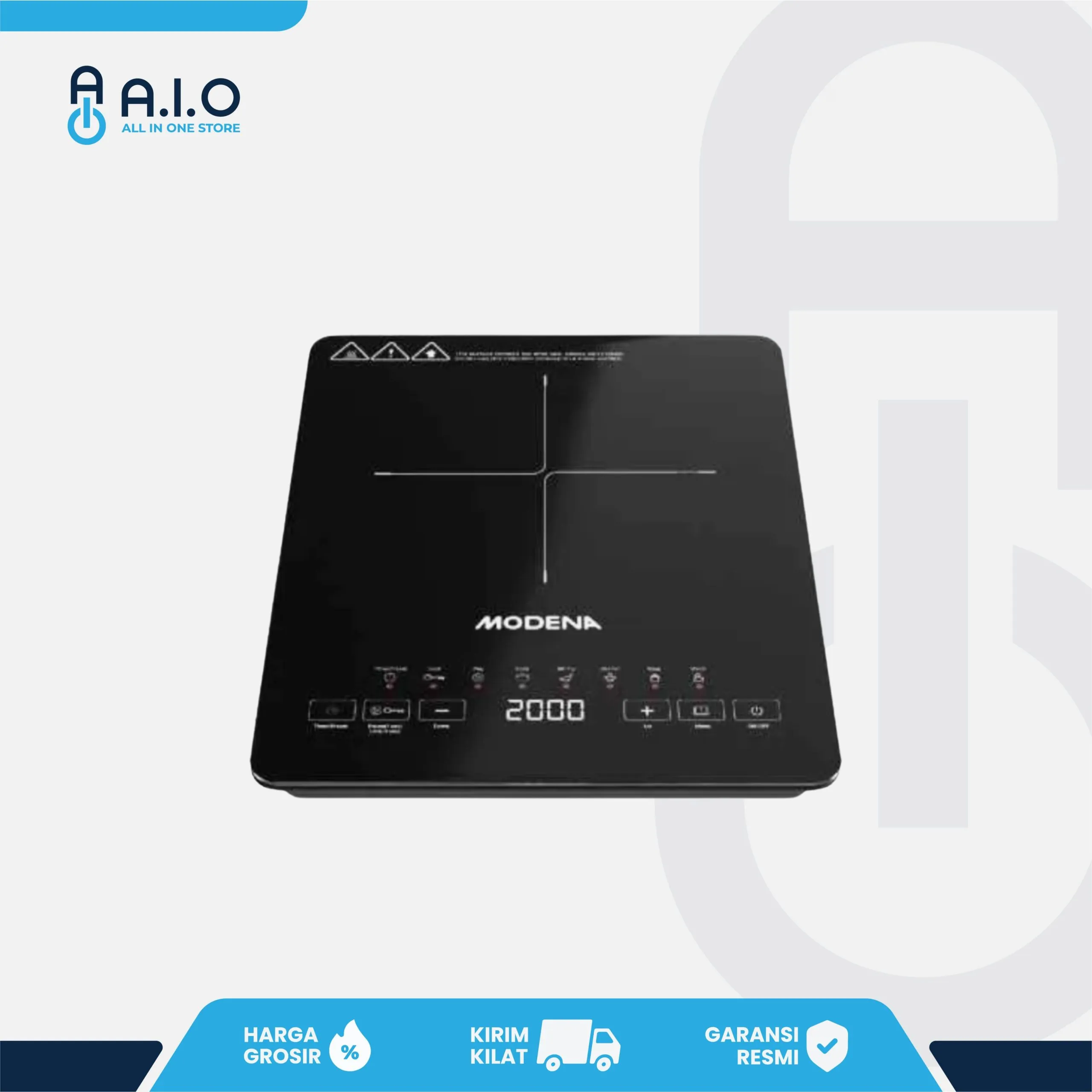 MODENA - KOMPOR INDUKSI PORTABLE 1 TUNGKU - PI 1311RGBK