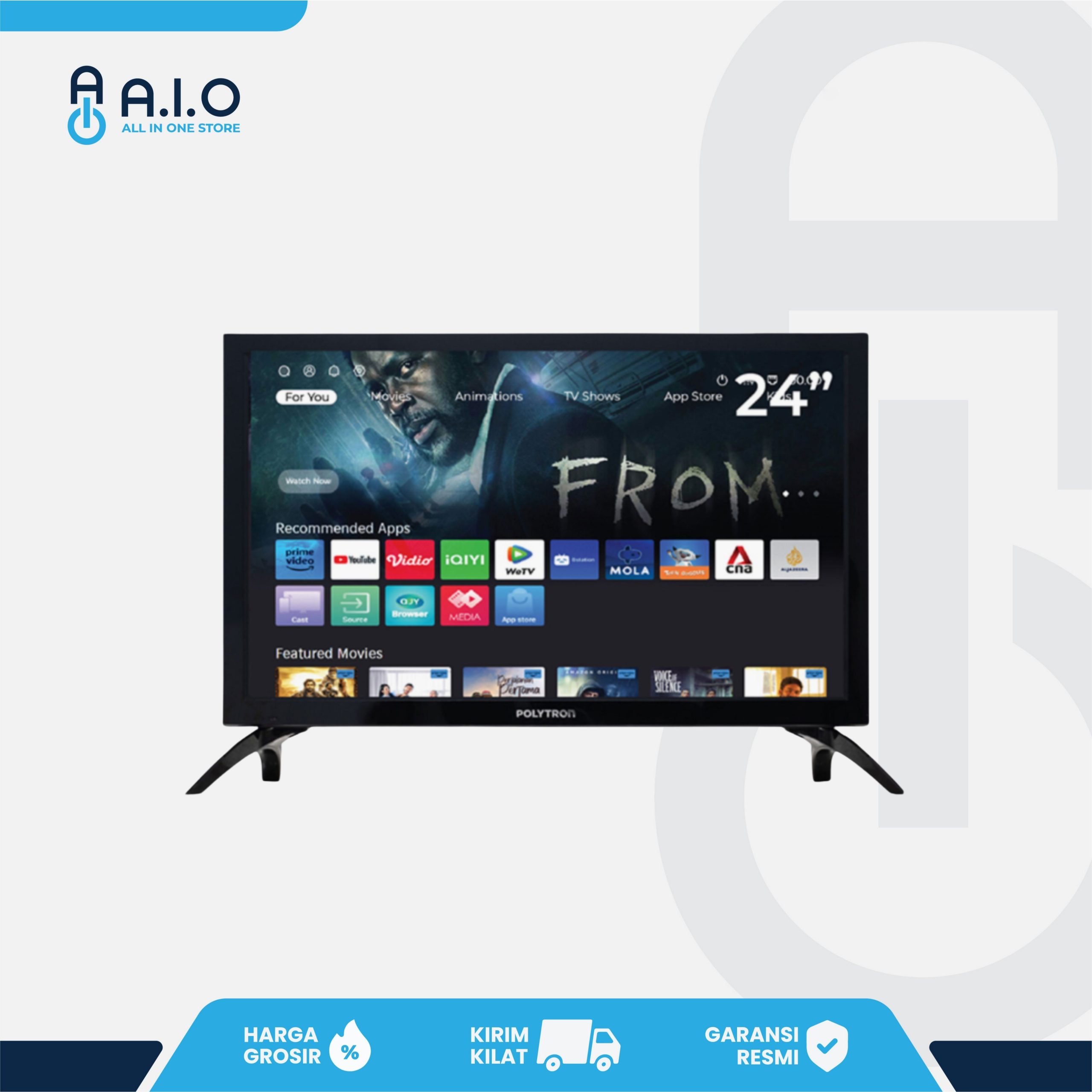 POLYTRON - TV SMART 24" - PLD 24CV1869