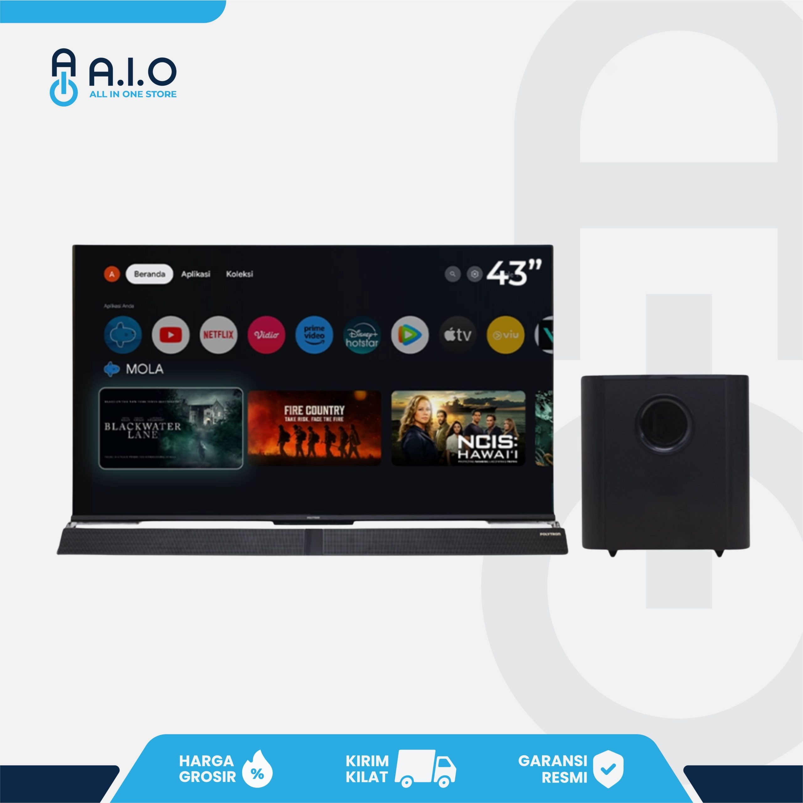 POLYTRON - GOOGLE TV 43 - PLD 43BUG5959