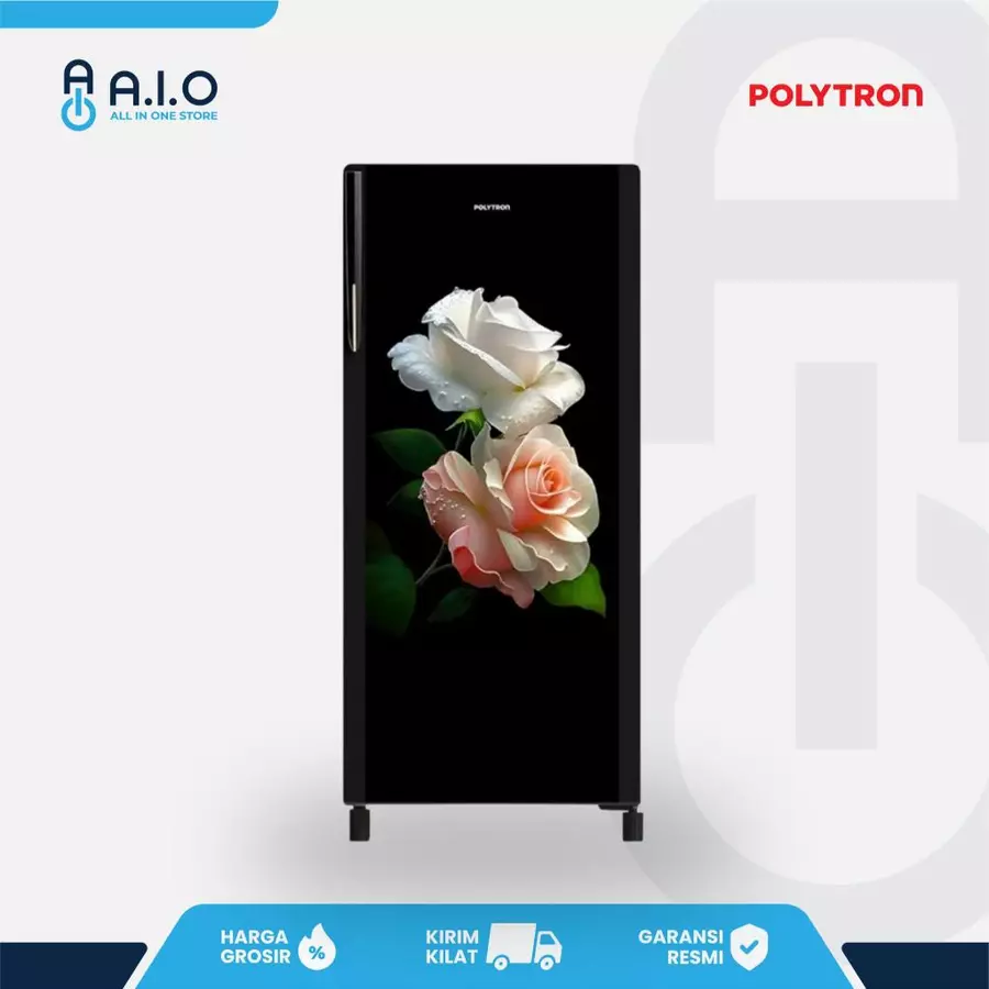 POLYTRON - KULKAS 1 PINTU 180 L - PRA 18DRD kulkas polytron 1 pintu