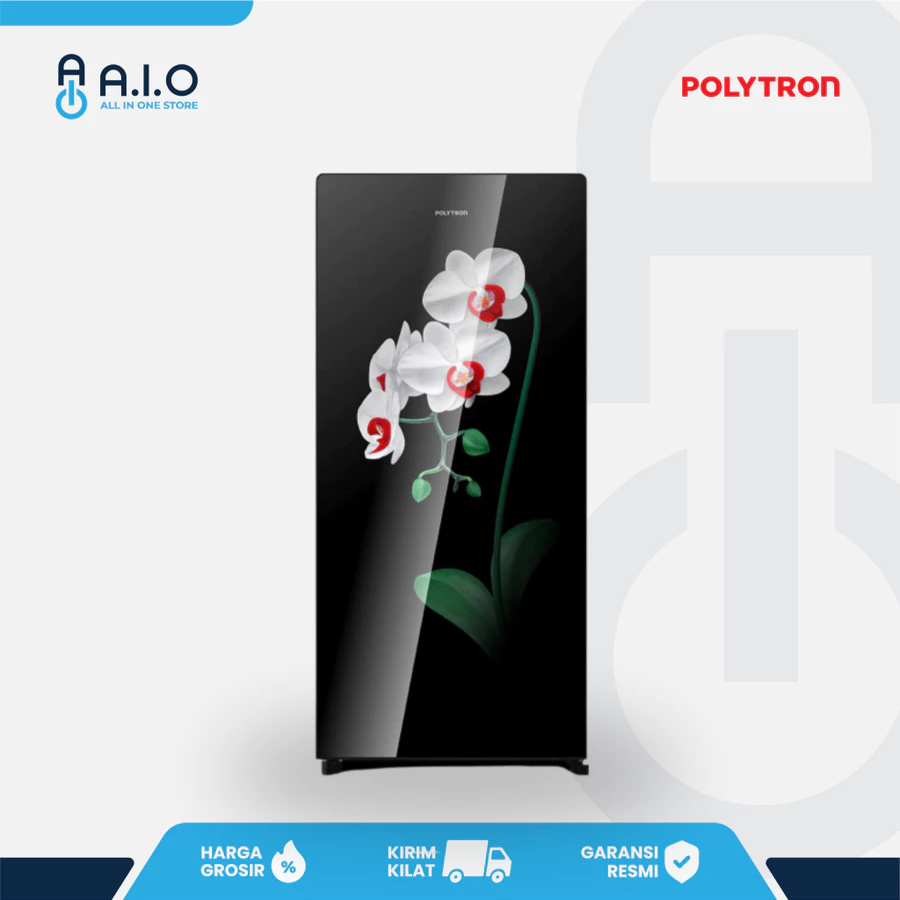 POLYTRON - KULKAS 1 PINTU 180 L - PRA 18MOW kulkas polytron 1 pintu