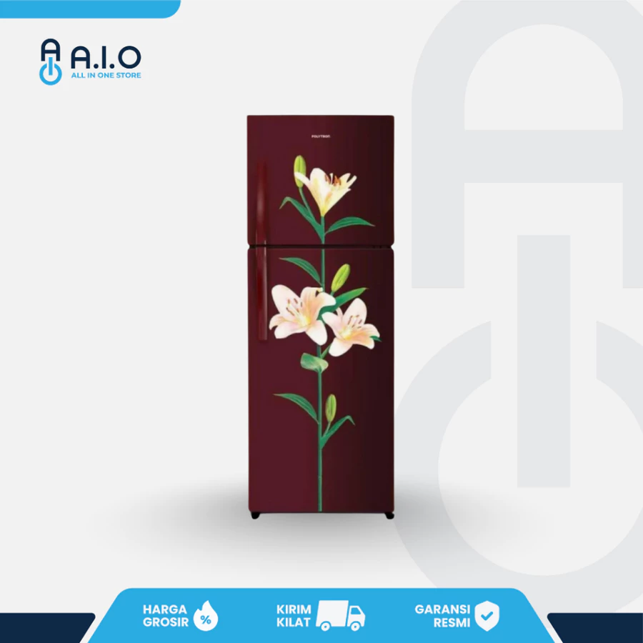 POLYTRON Kulkas 2 Pintu 210 L PRB 217PR kulkas 2 pintu polytron