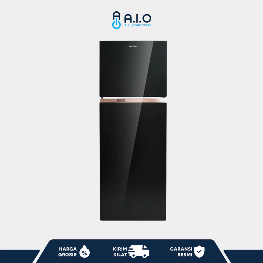 POLYTRON Kulkas 2 Pintu Belleza Jumbo 220 L PRW 23MNX kulkas 2 pintu polytron