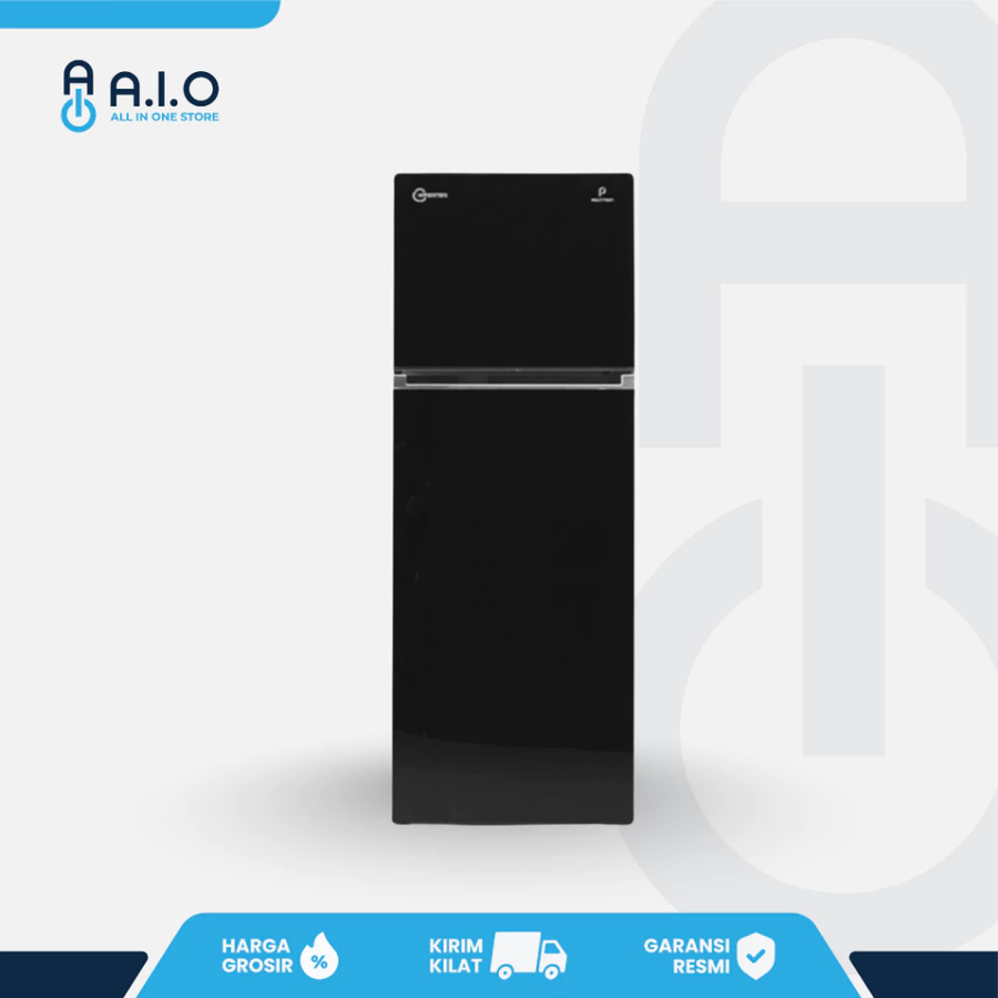 POLYTRON Kulkas 2 Pintu Jumbo Inverter 240 L PRW 25VX kulkas 2 pintu polytron