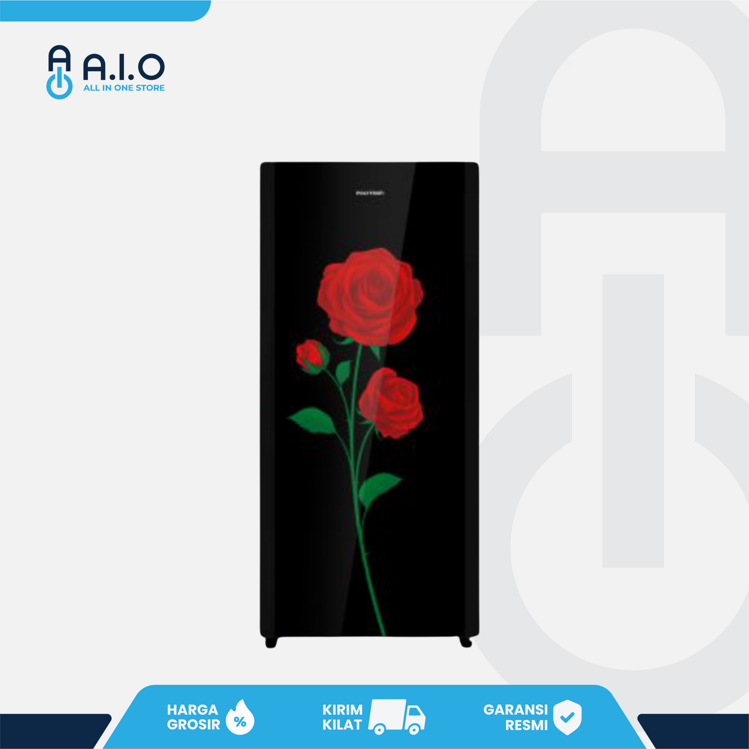 POLYTRON - KULKAS 1 PINTU 180 L - PRA 18CRX