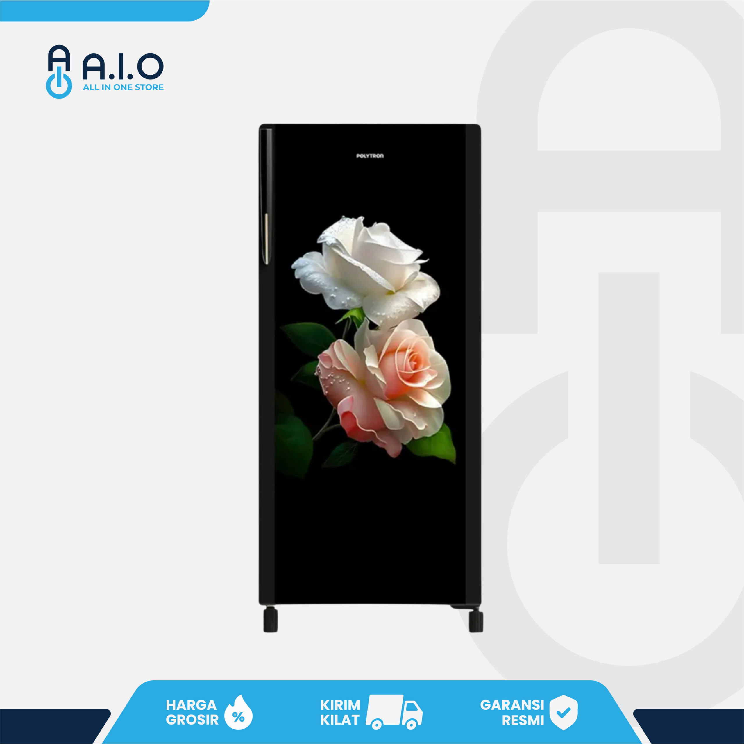 POLYTRON - KULKAS 1 PINTU 180 L - PRA 18DRD
