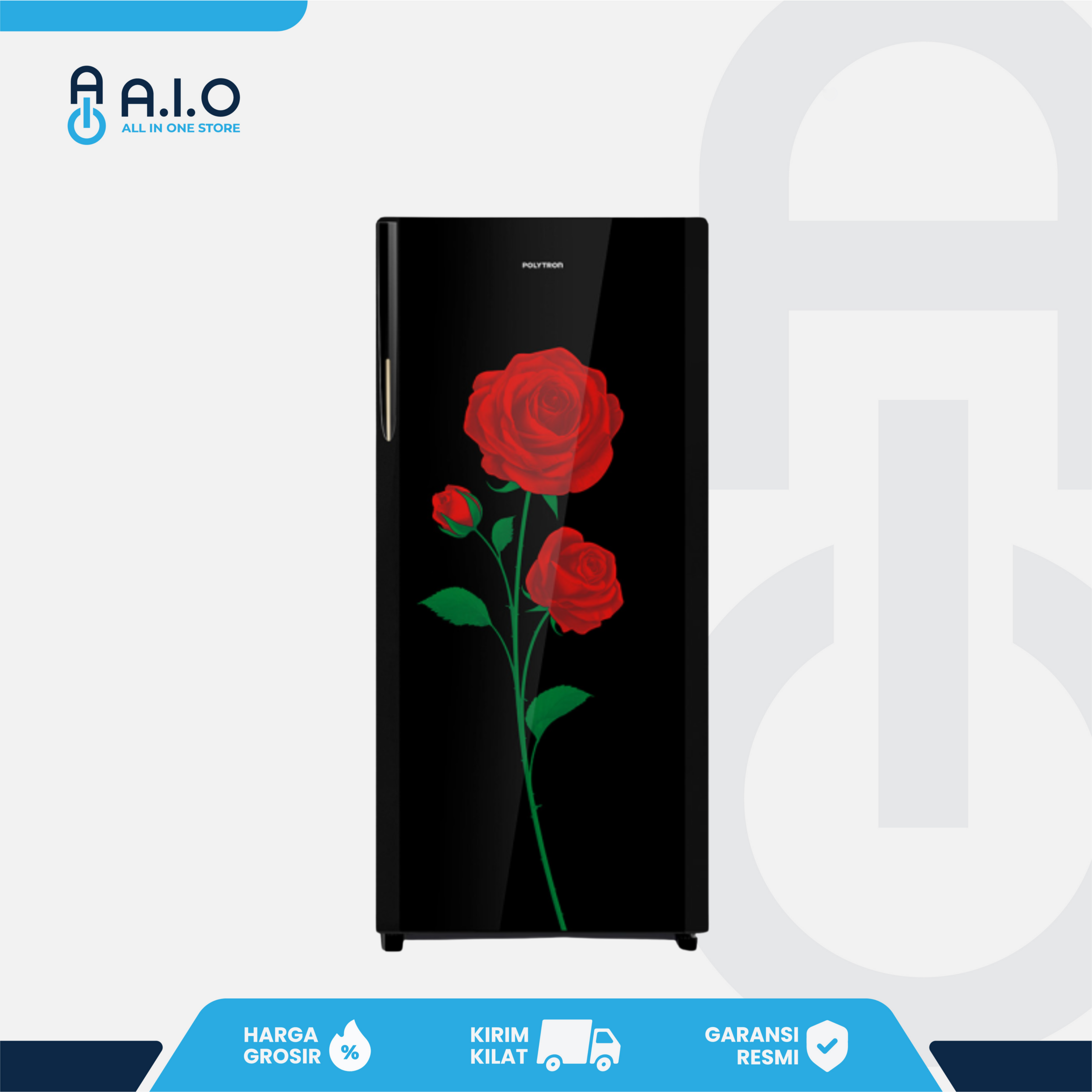 POLYTRON - KULKAS 1 PINTU 180 L - PRA 18DRX