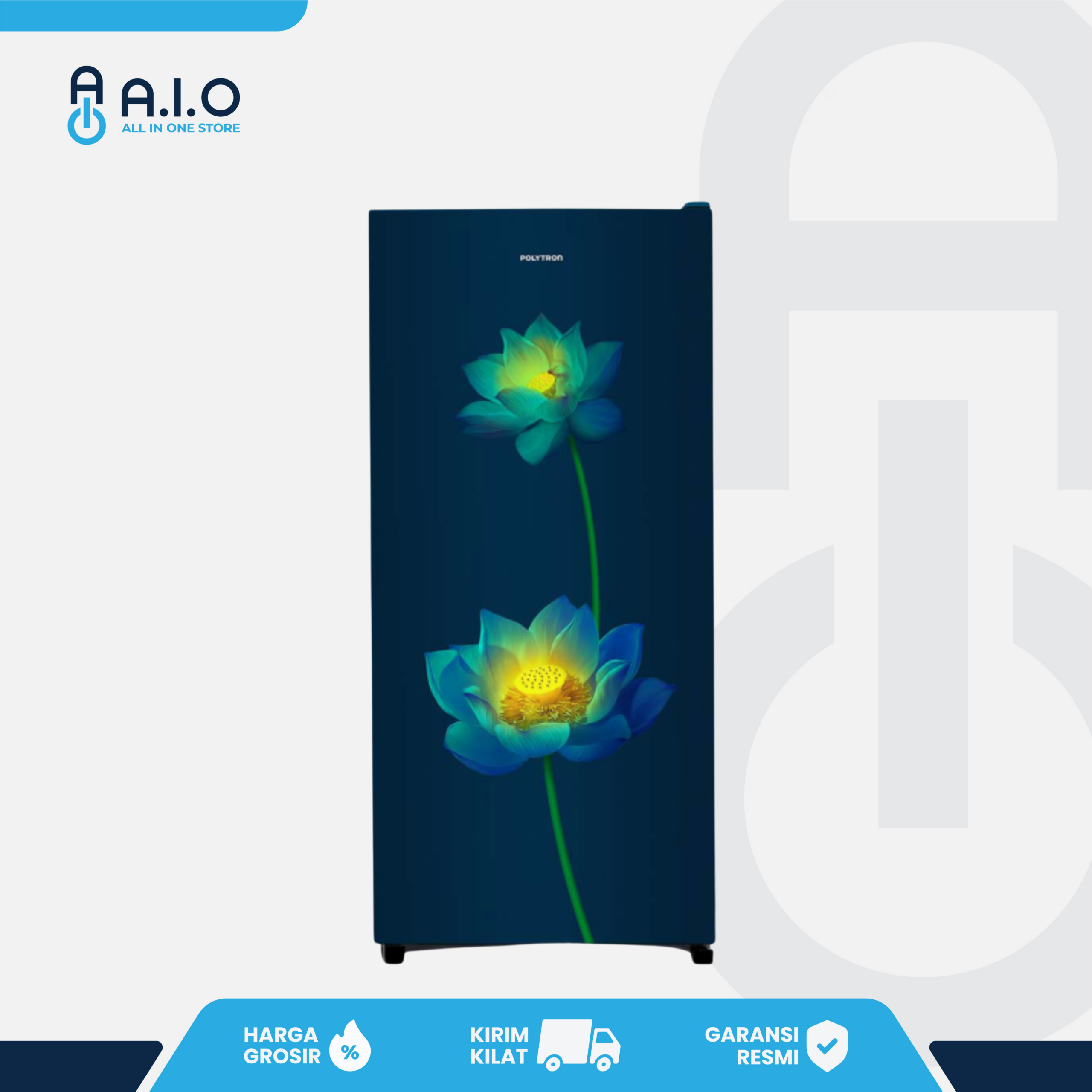 POLYTRON - KULKAS 1 PINTU 180 L - PRB 187LB
