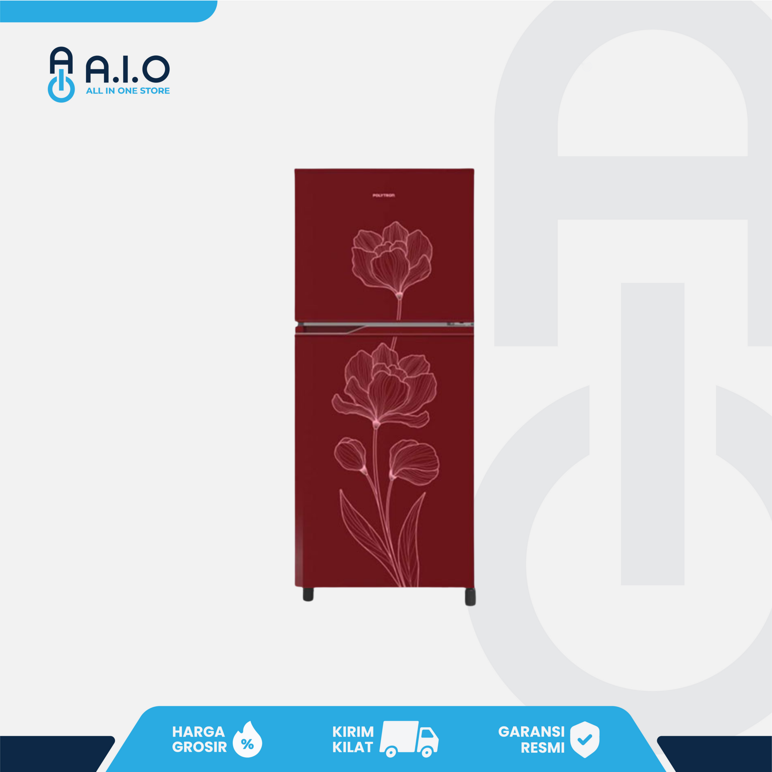 POLYTRON - KULKAS 2 PINTU 166 L - PRB 200R
