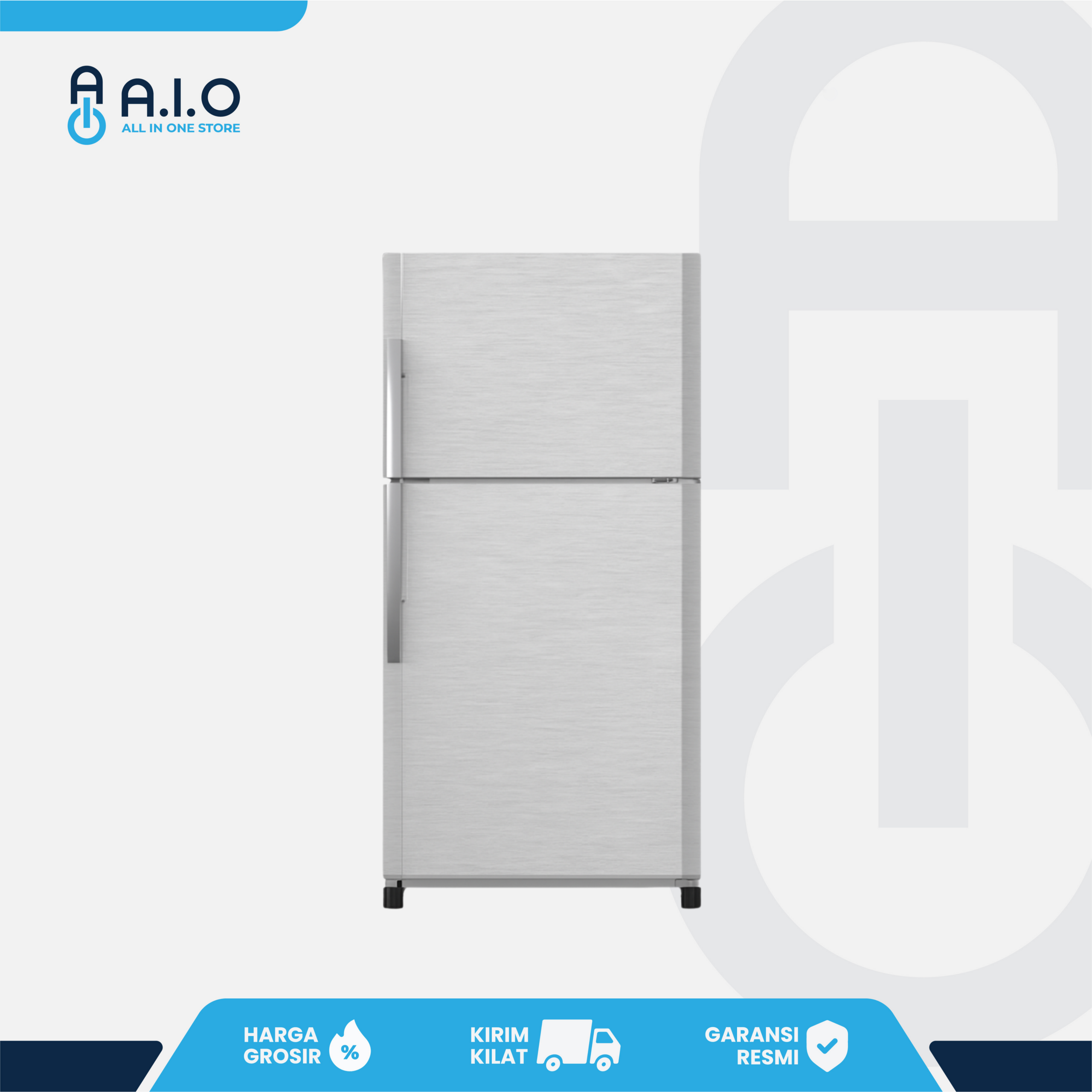 POLYTRON - KULKAS 2 PINTU 220 L - PRM 23DMS