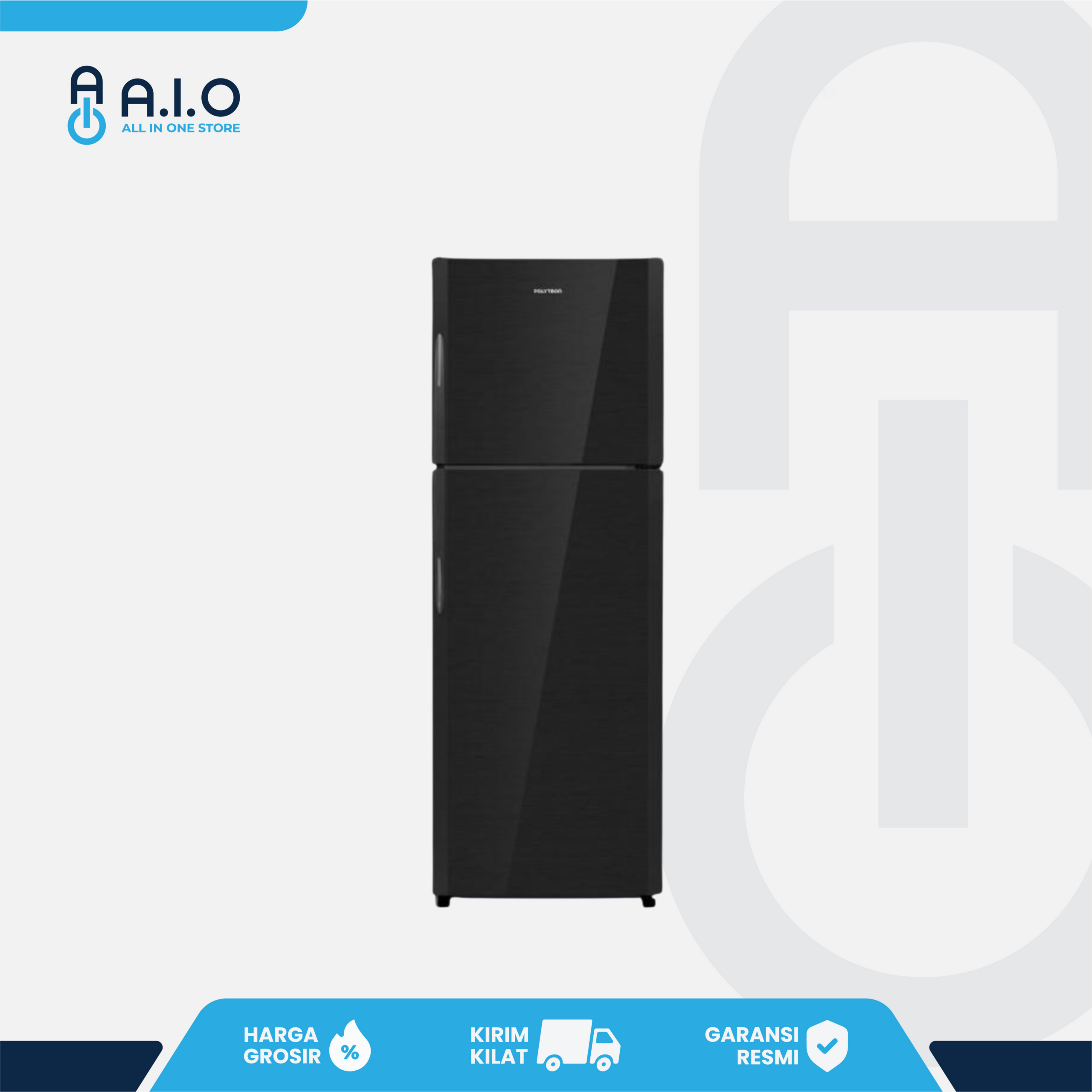POLYTRON - KULKAS 2 PINTU 220 L - PRM 23DMY