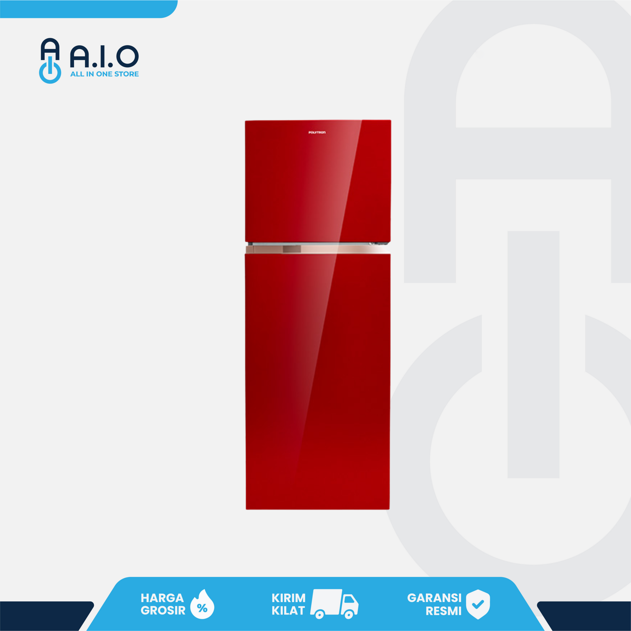 POLYTRON - KULKAS 2 PINTU 220 L - PRW 23MNR