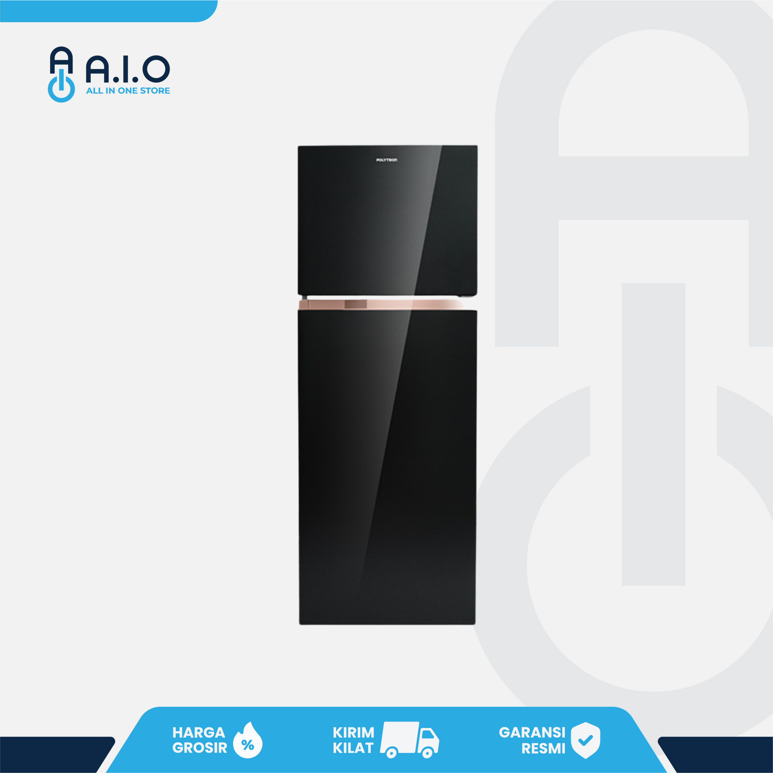 POLYTRON - KULKAS 2 PINTU 240 L - PRW 25MNX