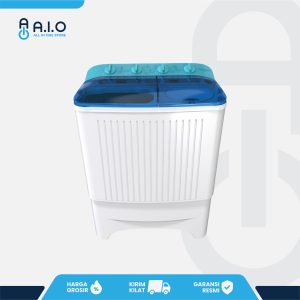 POLYTRON - MESIN CUCI 2 TABUNG 8 KG - PWM 8072