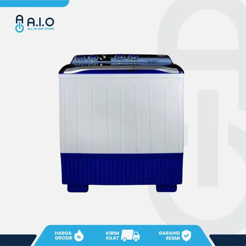 AQUA - MESIN CUCI 2 TABUNG 10 KG - QW 1050XT