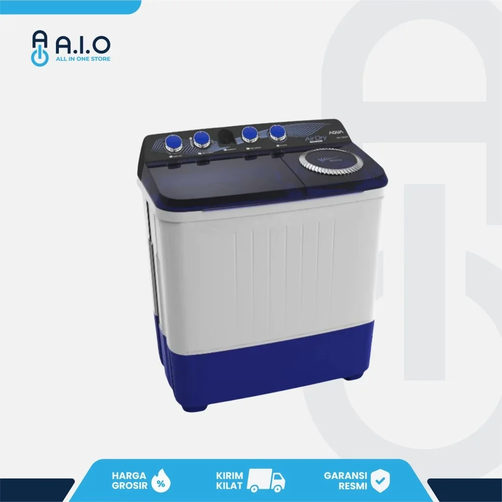AQUA - MESIN CUCI 2 TABUNG 10 KG - QW 1050XT