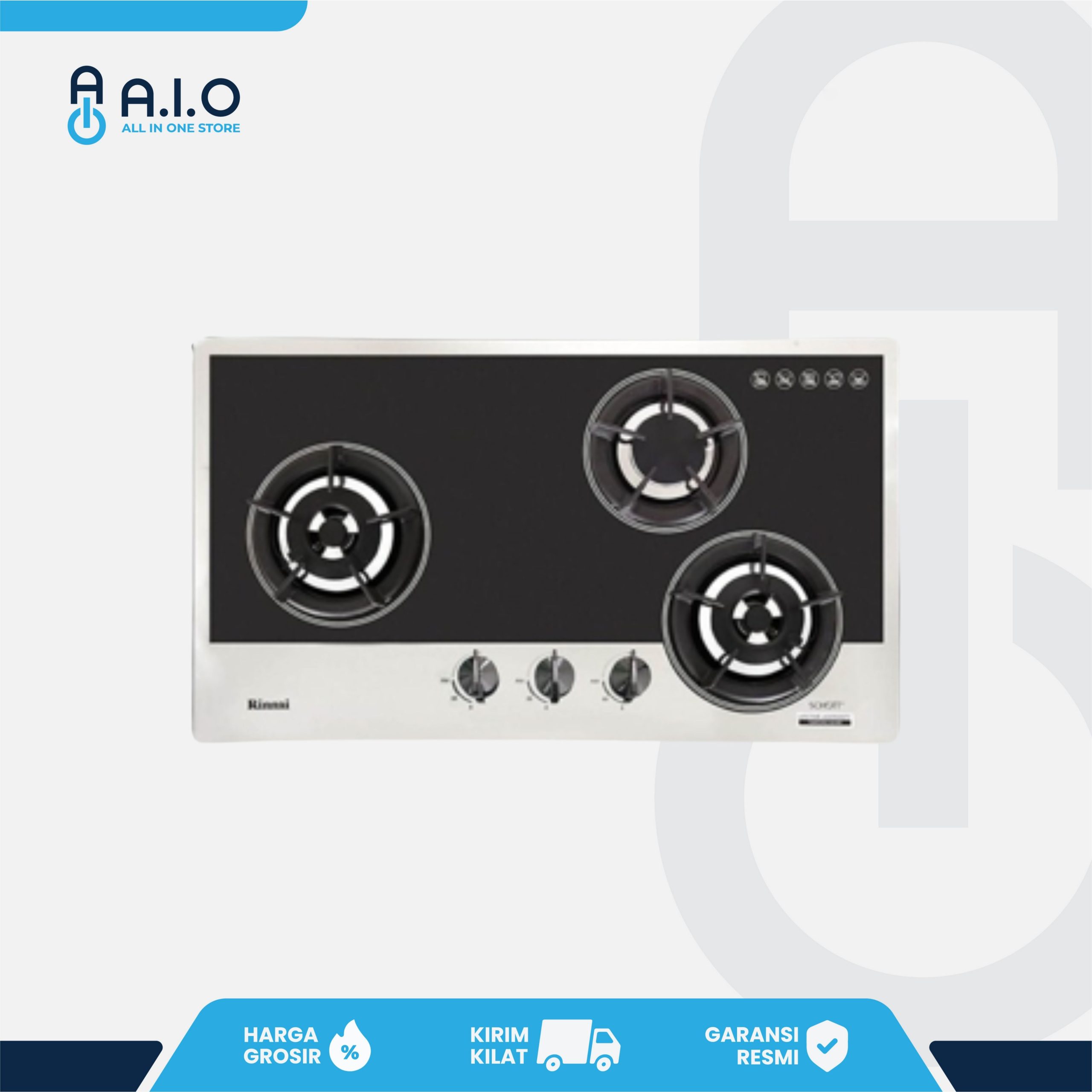 RINNAI - KOMPOR TANAM 3 TUNGKU - RB 3SSC(GB)