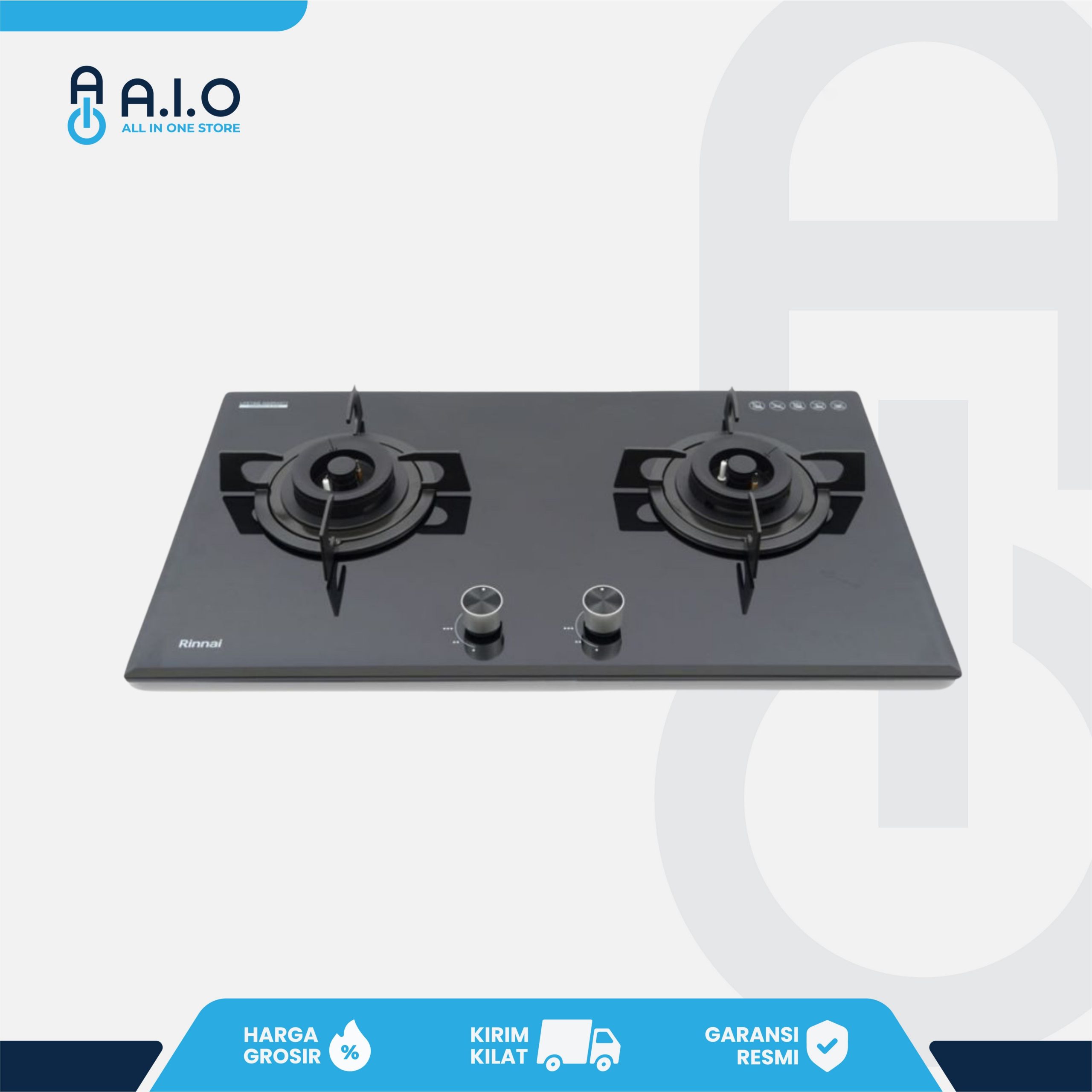 RINNAI - KOMPOR TANAM 2 TUNGKU - RB 782GB