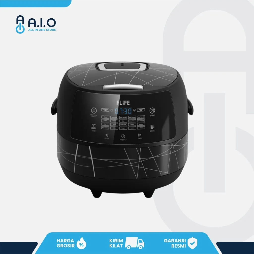 24 Rekomendasi Rice Cooker Terbaik yang Bagus & Awet 12 FLIFE - DIGITAL RICE COOKER 2 L - RC MOTO2ED