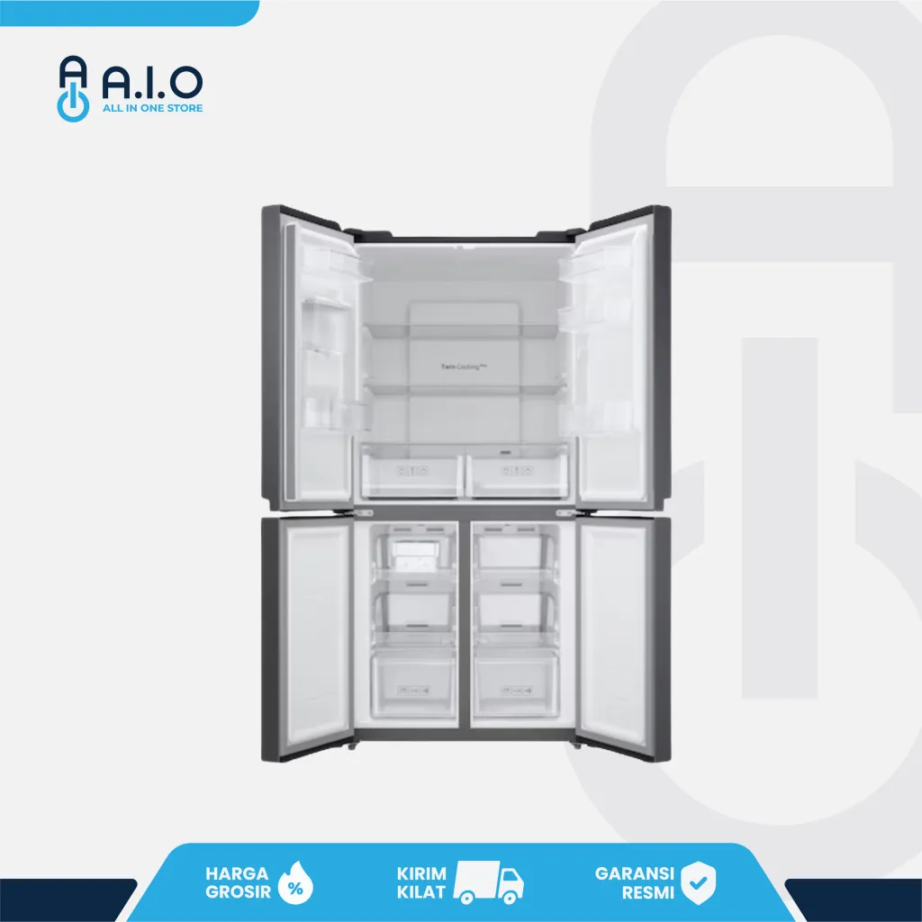 SAMSUNG - KULKAS MULTIDOOR 4 PINTU 511 L - RF48A4010B4/SE