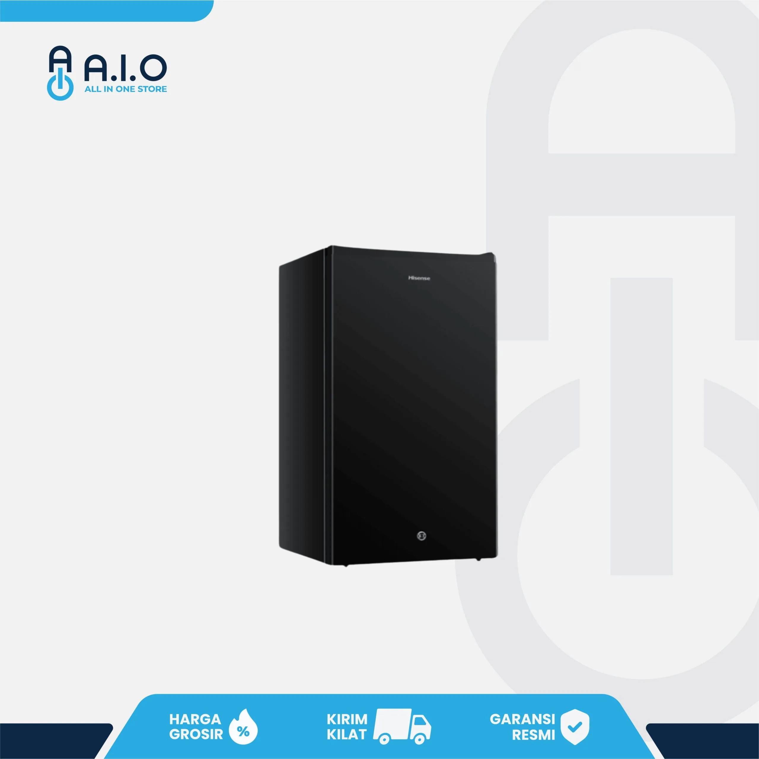 HISENSE - KULKAS 1 PINTU 95 L - RR125D4IBN 1 HISENSE - KULKAS 1 PINTU 95 L - RR125D4IBN