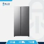 RS588N4IGN DEPAN HISENSE - KULKAS SIDE BY SIDE 468 L - RS588N4IGN
