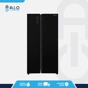 HISENSE - KULKAS SIDE BY SIDE INVERTER 620 L - RS680SN4IBU