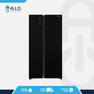 HISENSE - KULKAS SIDE BY SIDE INVERTER 620 L - RS680SN4IBU