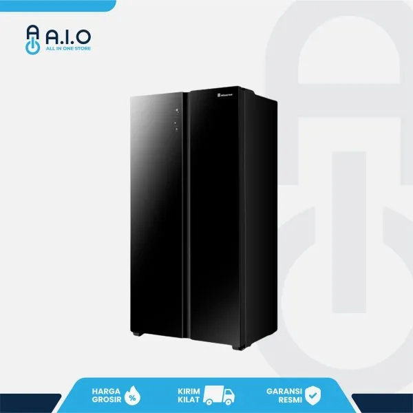 HISENSE - KULKAS SIDE BY SIDE INVERTER 620 L - RS680SN4IBU