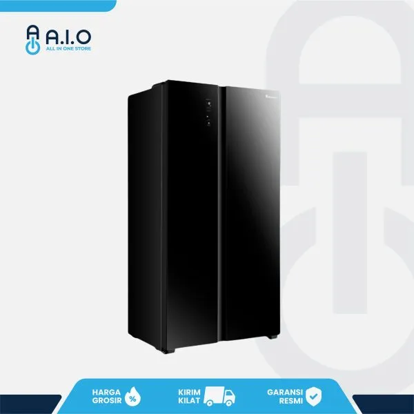 HISENSE - KULKAS SIDE BY SIDE INVERTER 620 L - RS680SN4IBU