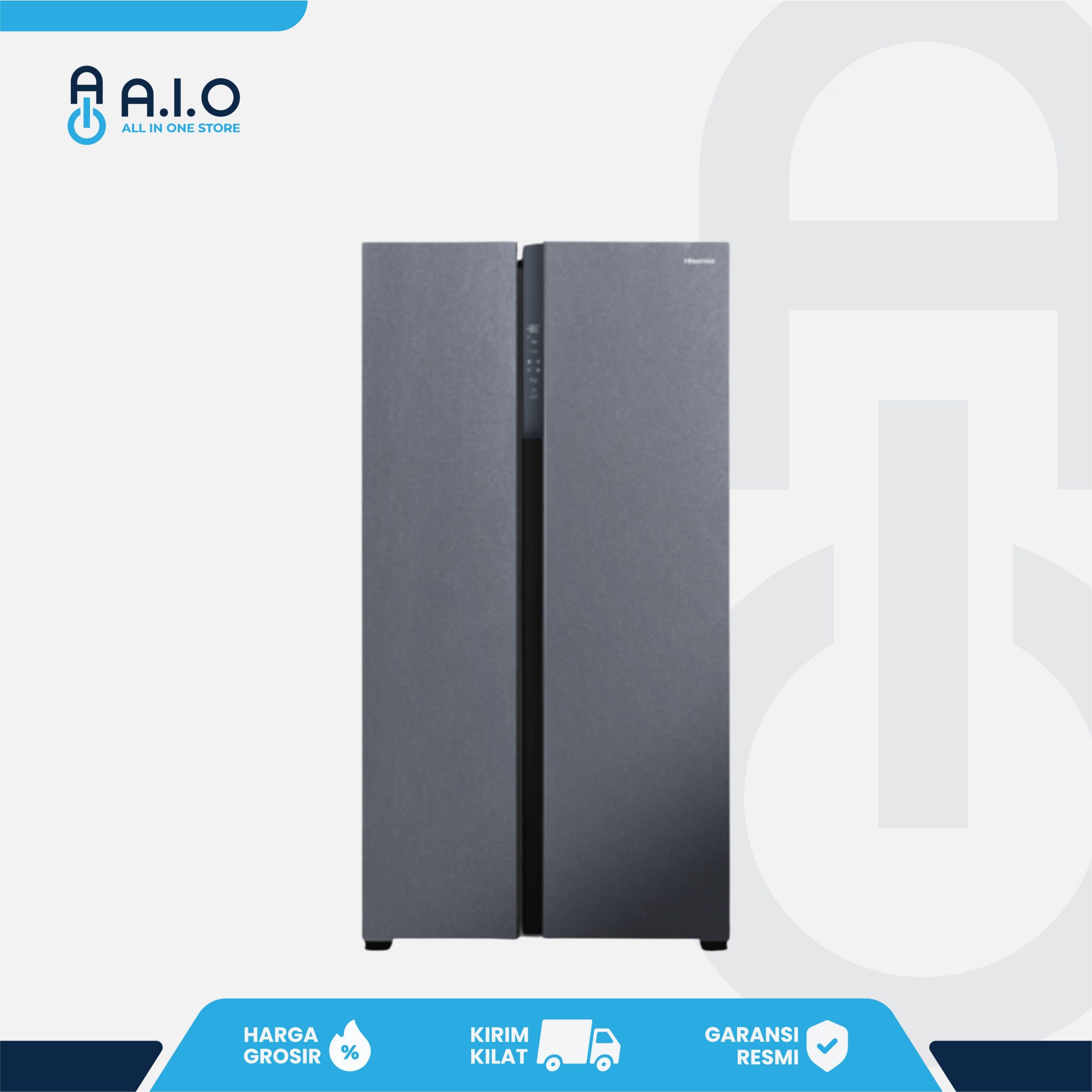 HISENSE - KULKAS SIDE BY SIDE 544 L - RS708N4ISN