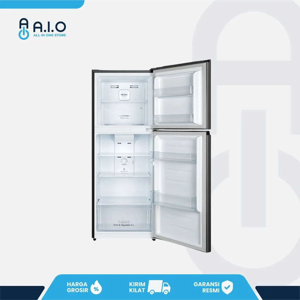 HISENSE - KULKAS 2 PINTU 223 L - RT266N4IBN