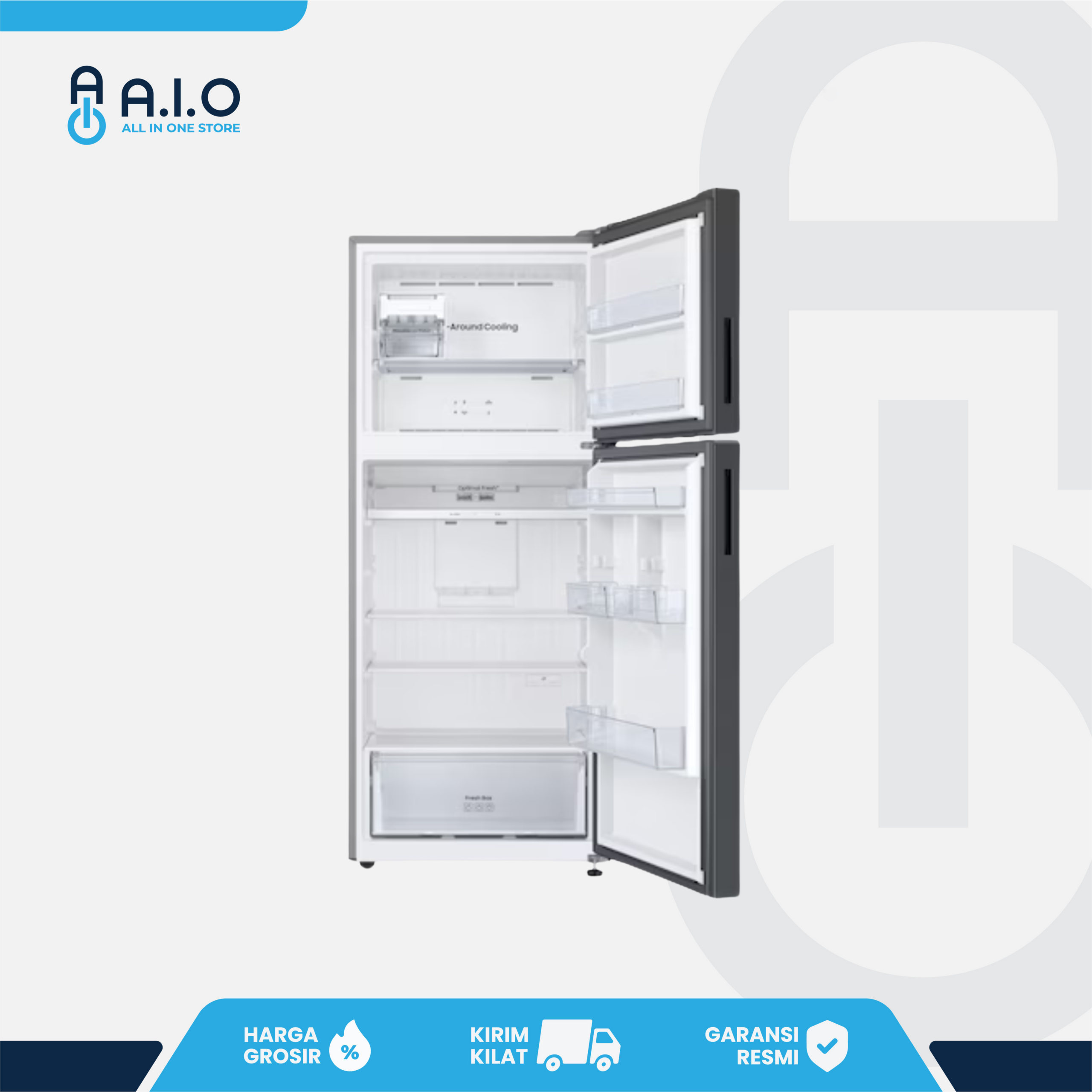 SAMSUNG - KULKAS 2 PINTU 393 L - RT38CG6420B1SE 3 SAMSUNG - KULKAS 2 PINTU 393 L - RT38CG6420B1SE - Gambar 3